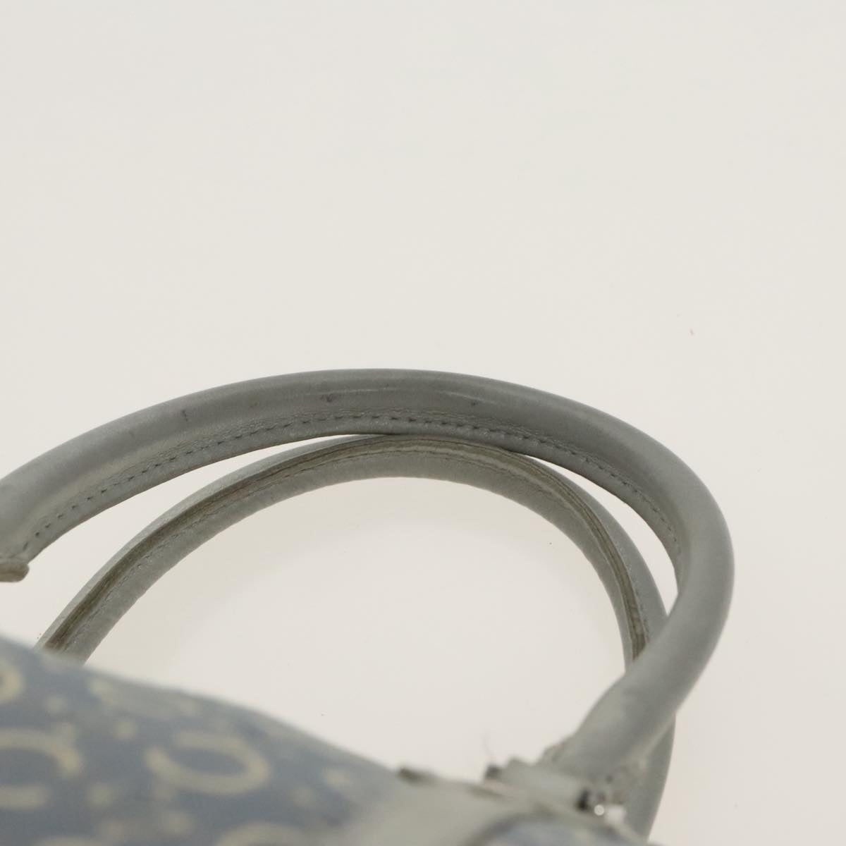 CELINE C Macadam Canvas Hand Bag Blue - 8