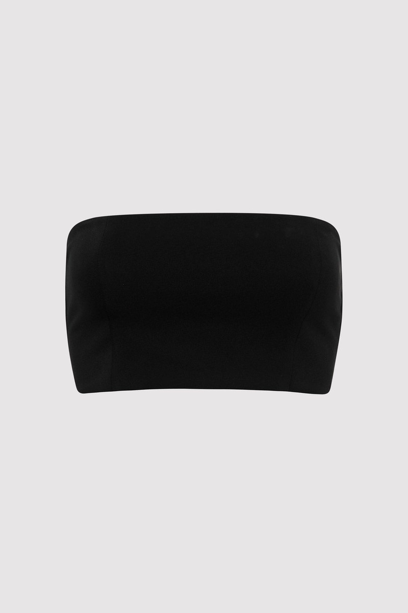 Raw Edge Bodice - Black 1