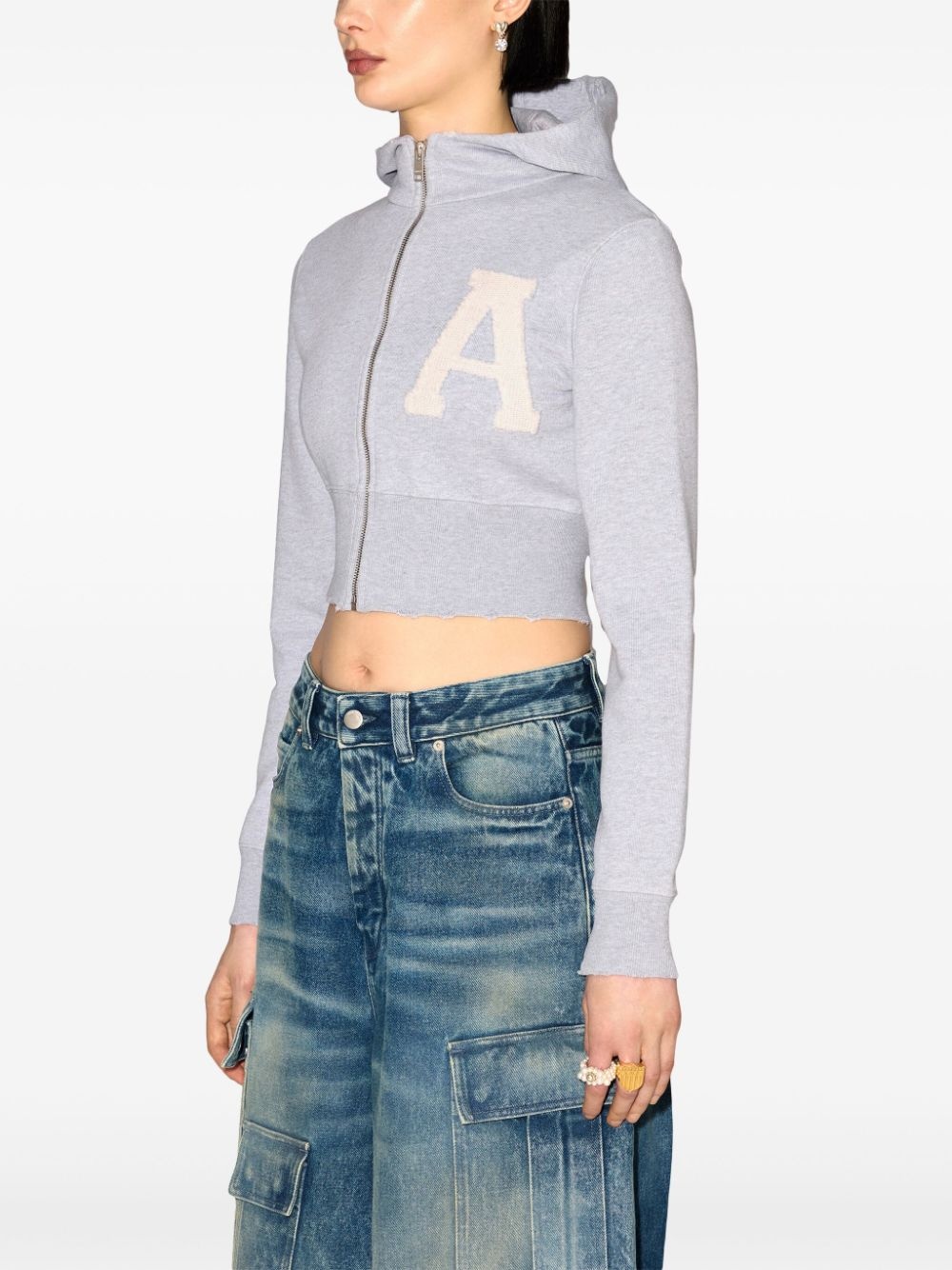 cropped hoodie - 5
