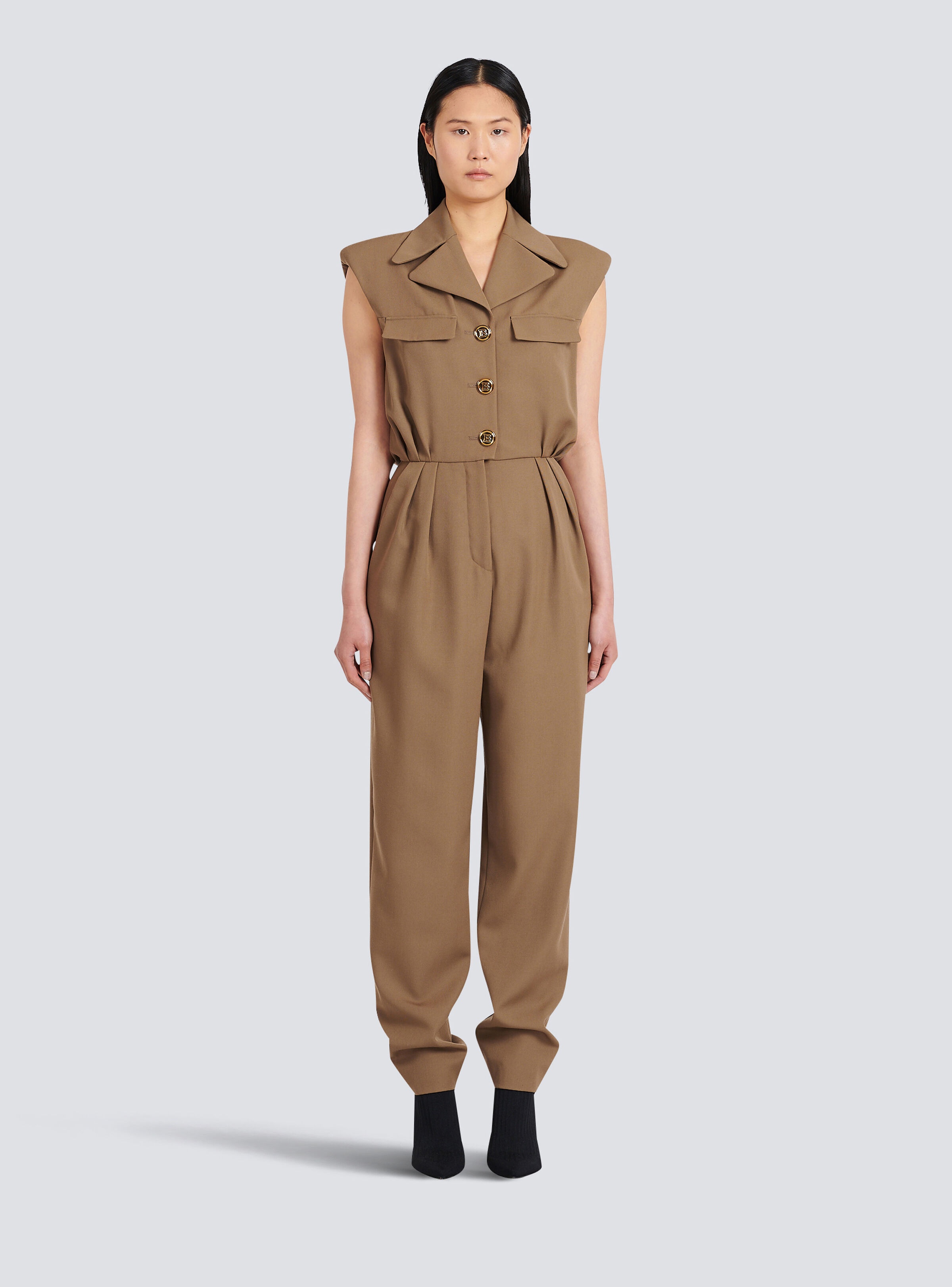 Wool jumpsuit - 3