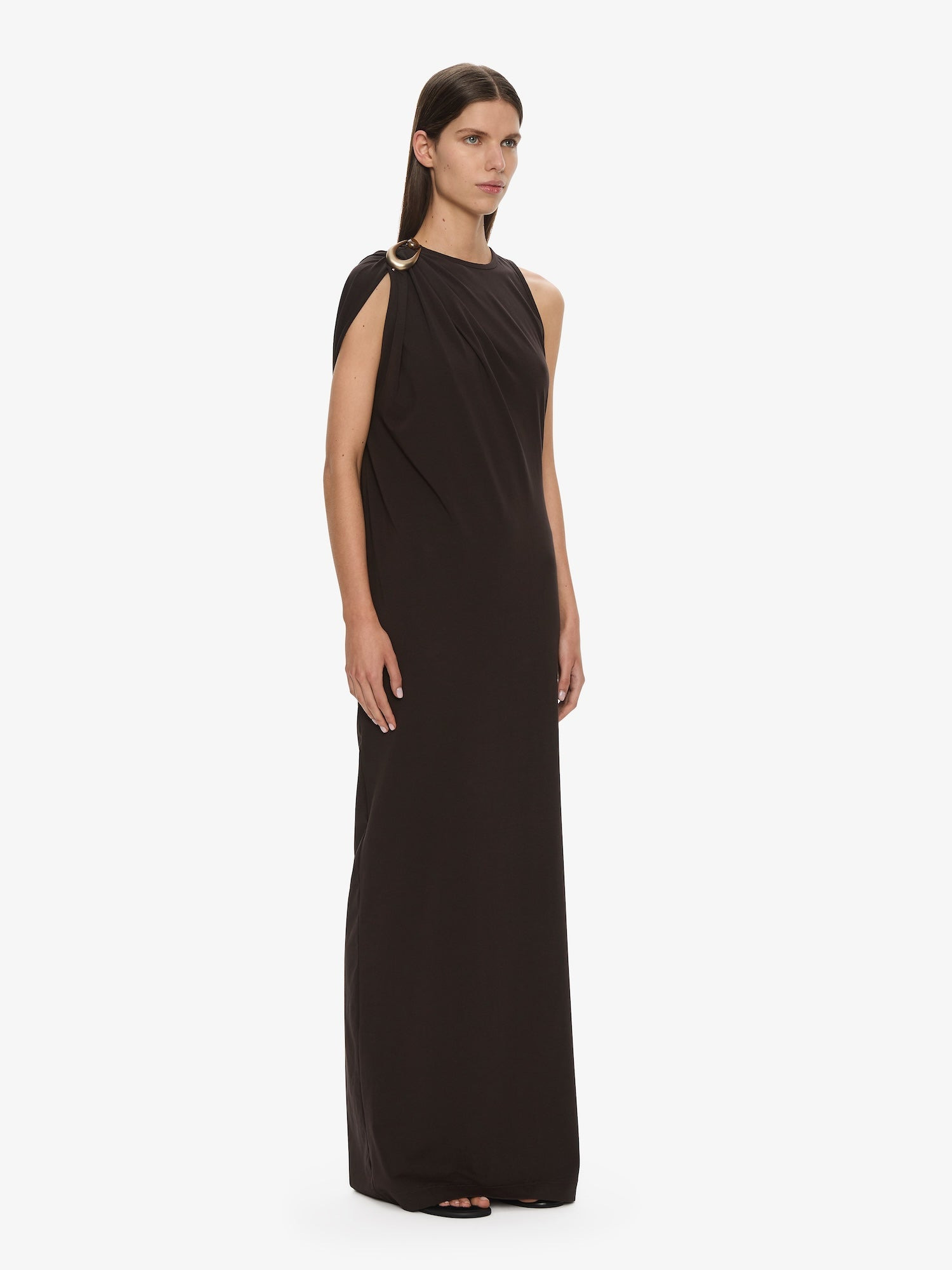 Stone Pin Column Tee Dress - 3