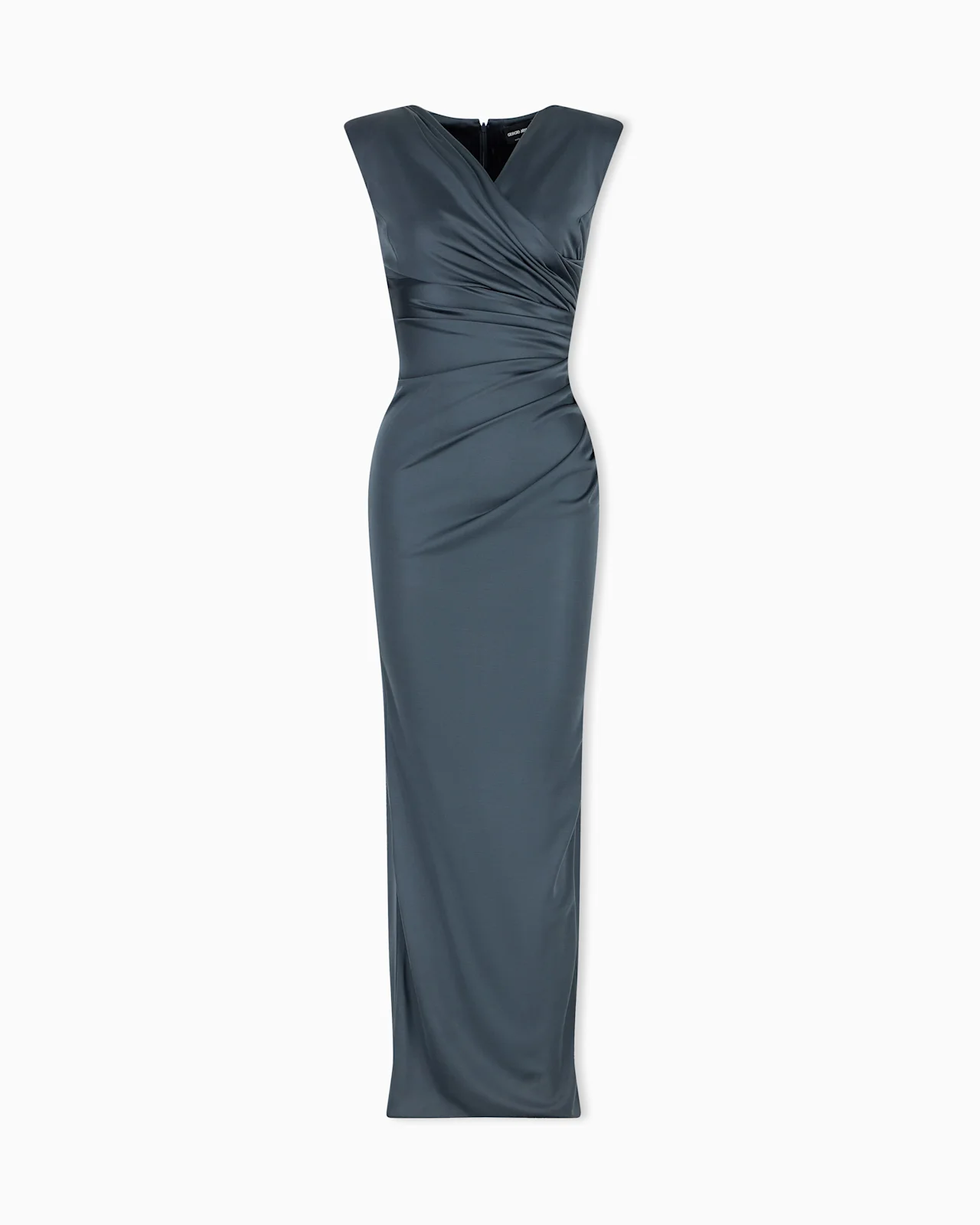 LONG SLEEVELESS DRESS IN SHINY VISCOSE JERSEY NEW NORMAL - 1