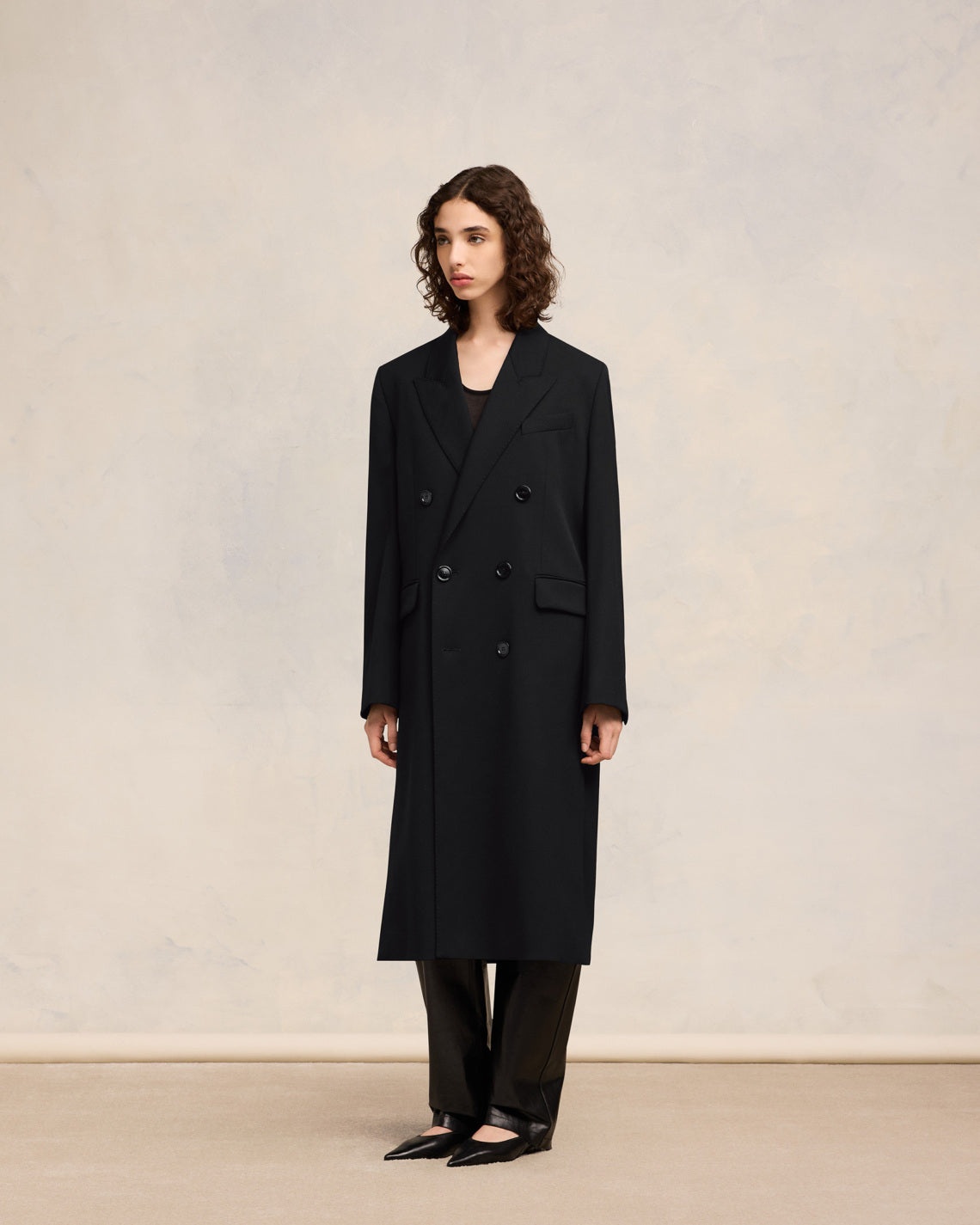 DOUBLE BREASTED COAT - 5