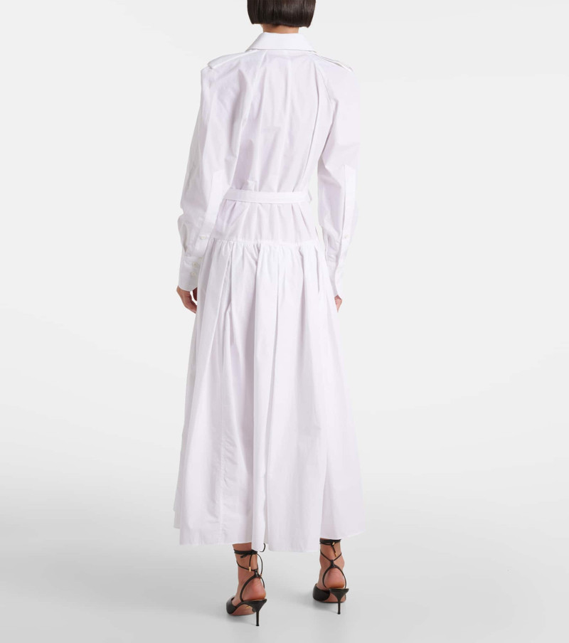 Belted cotton poplin shirtdress 3