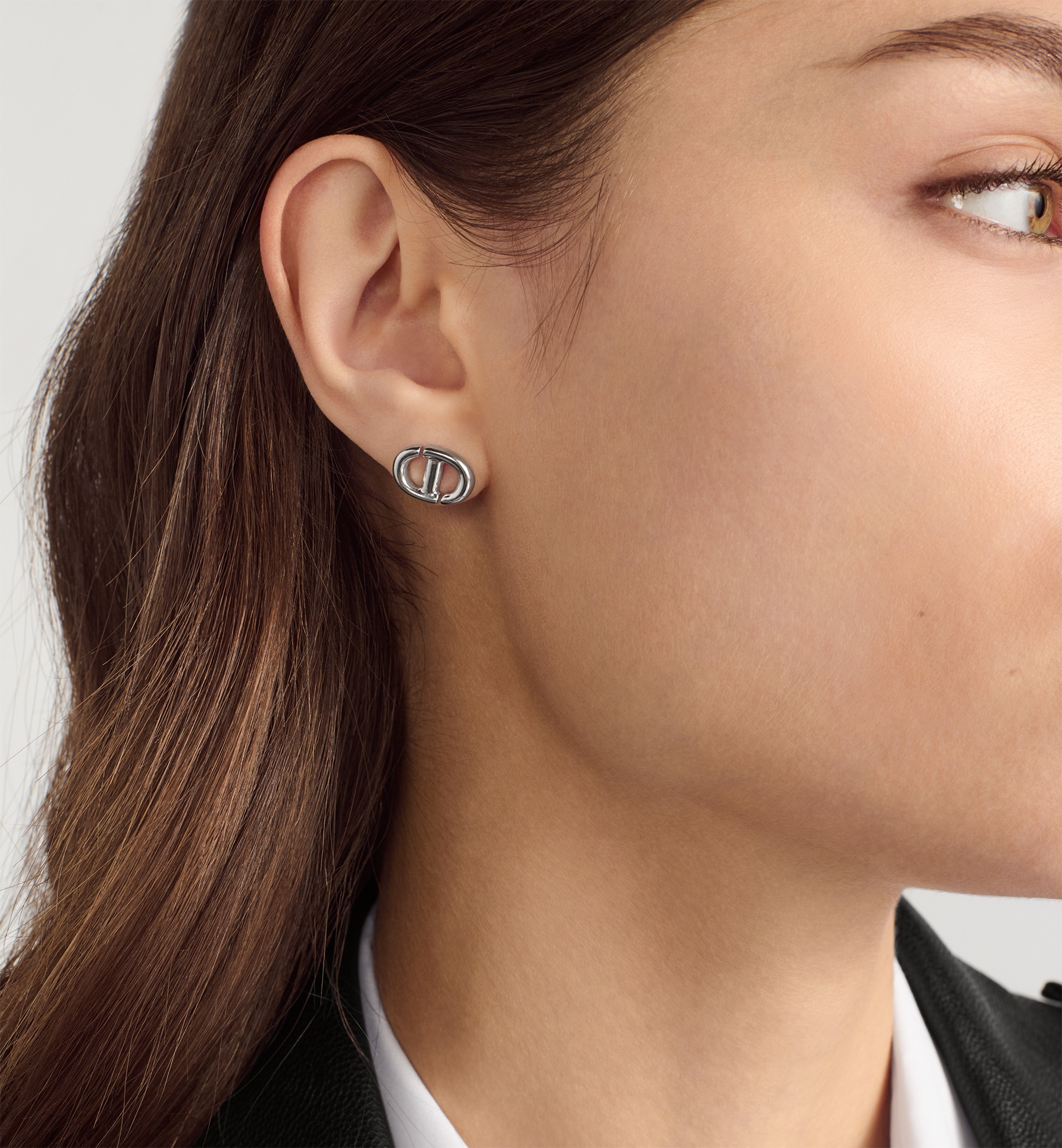 CD Navy Stud Earrings - 2