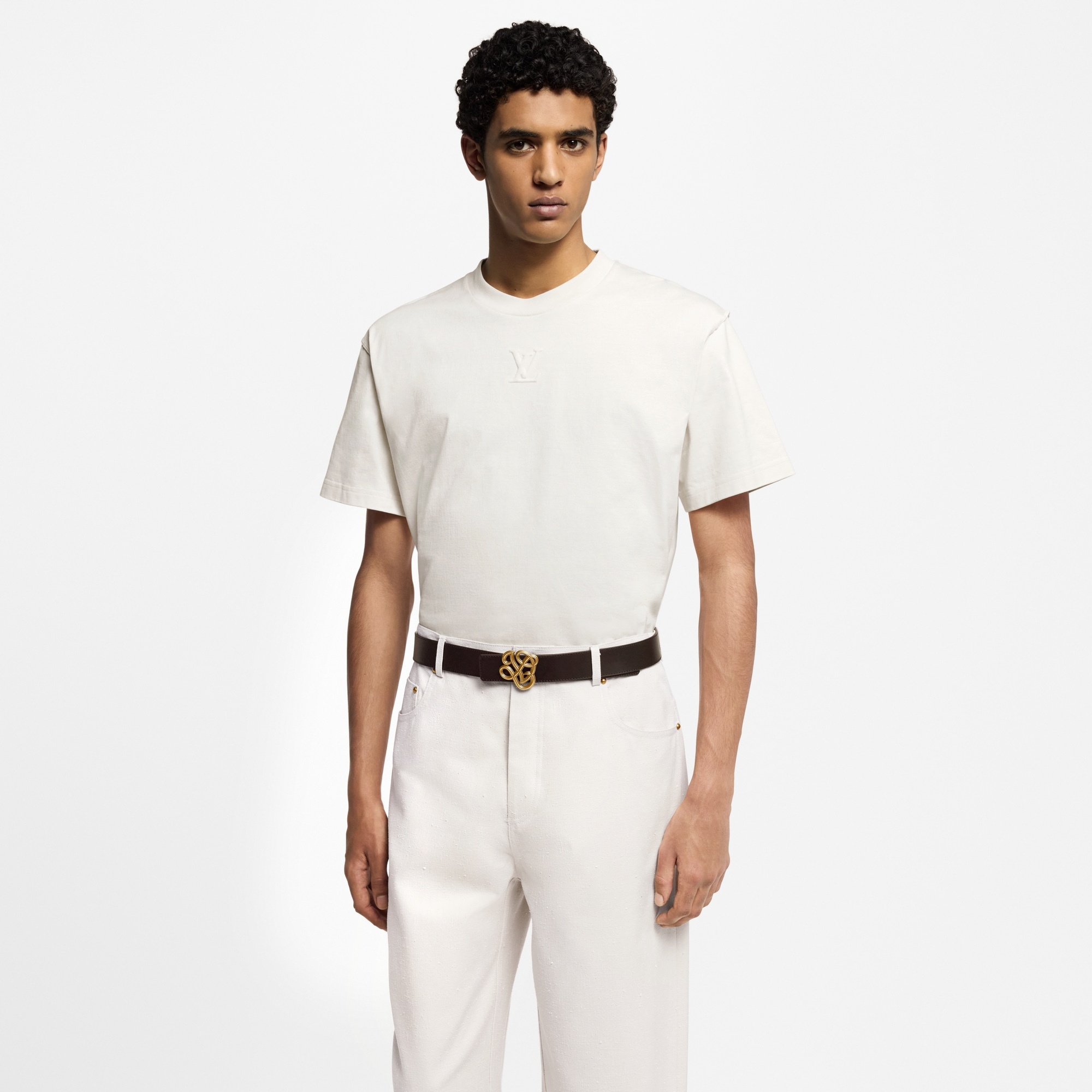 Embossed LV T-Shirt - 2