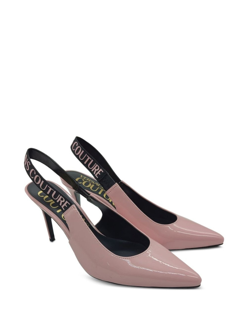 VERSACE JEANS COUTURE logo-slingback pumps outlook