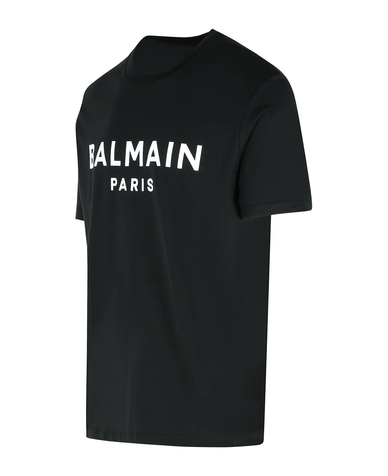 Black Cotton T-shirt - 2