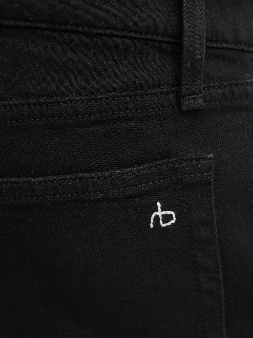 embroidered-pocket jeans - 3
