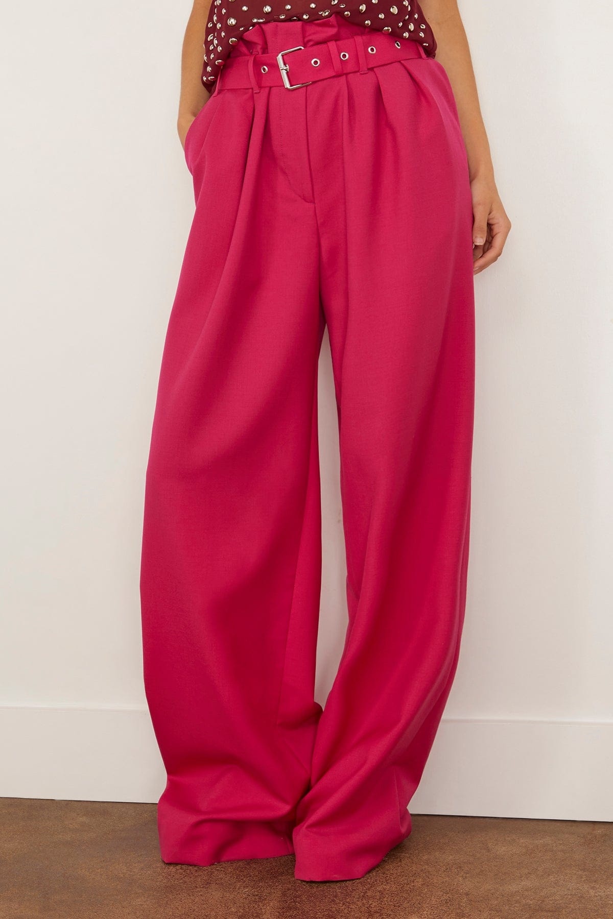 Peaches Pant in Fuchsia - 3
