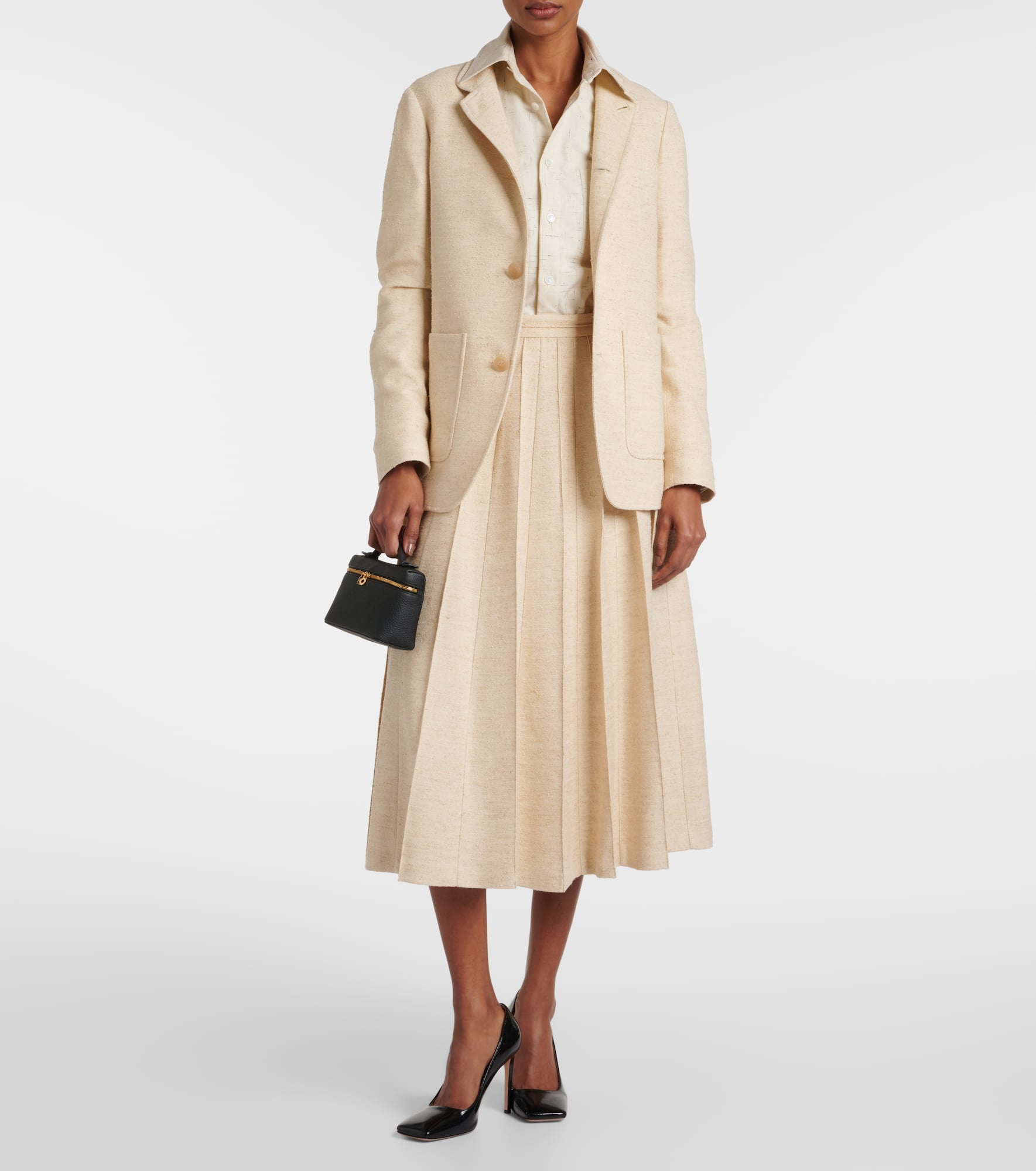 Spagna wool, linen and silk blazer - 2