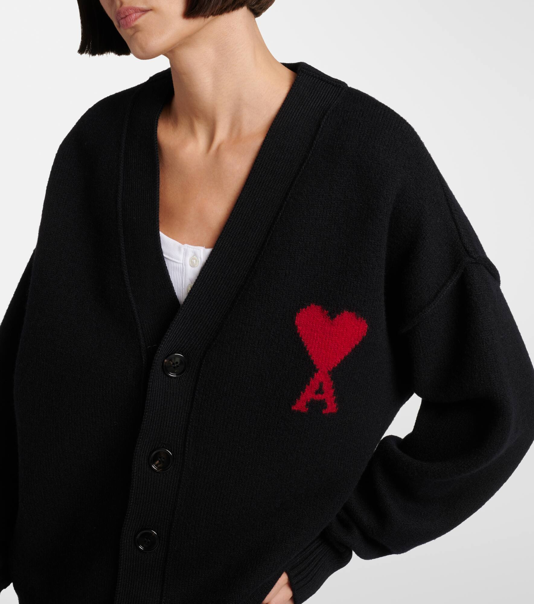 Ami de Cœur virgin wool cardigan - 5