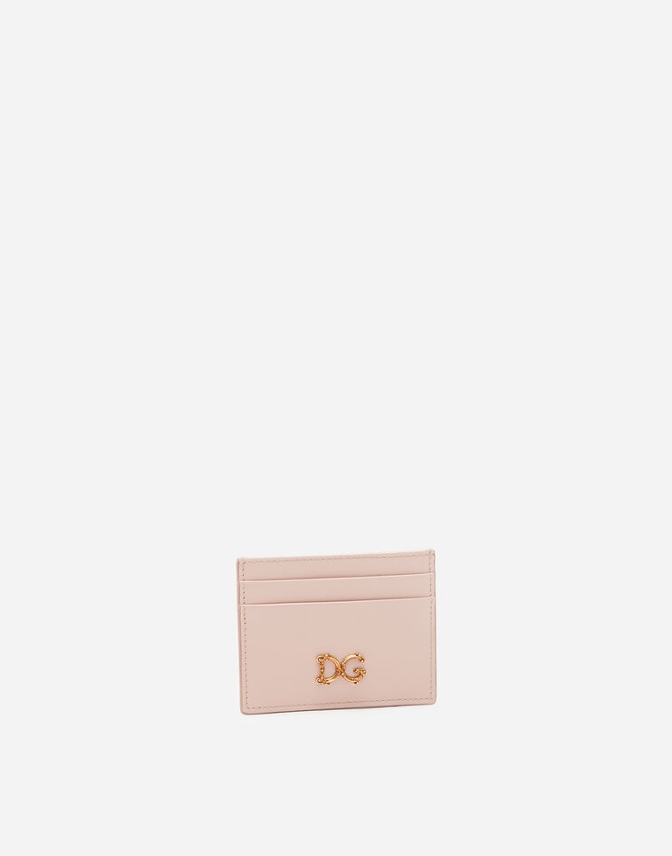 Calfskin credit card holder with baroque D&G - 2