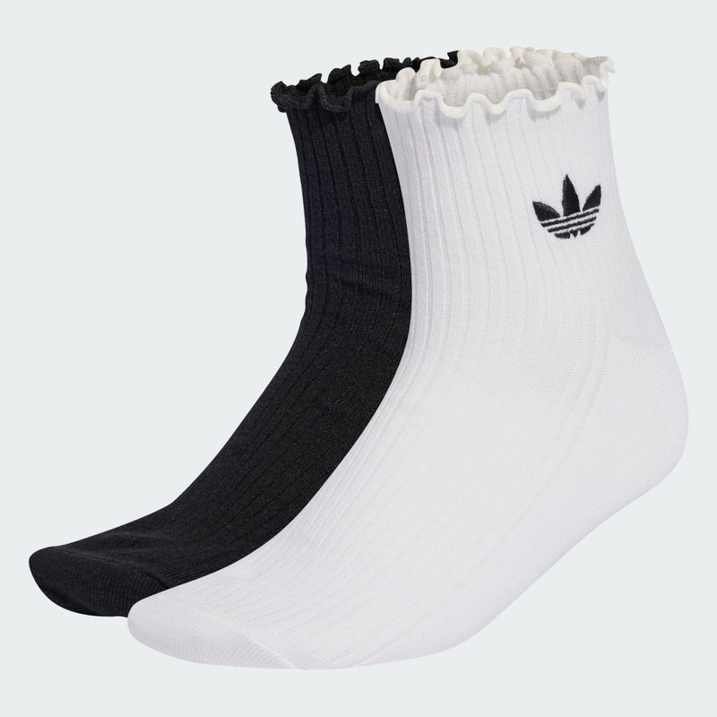 RUFFLE QUARTER SOCKS 1