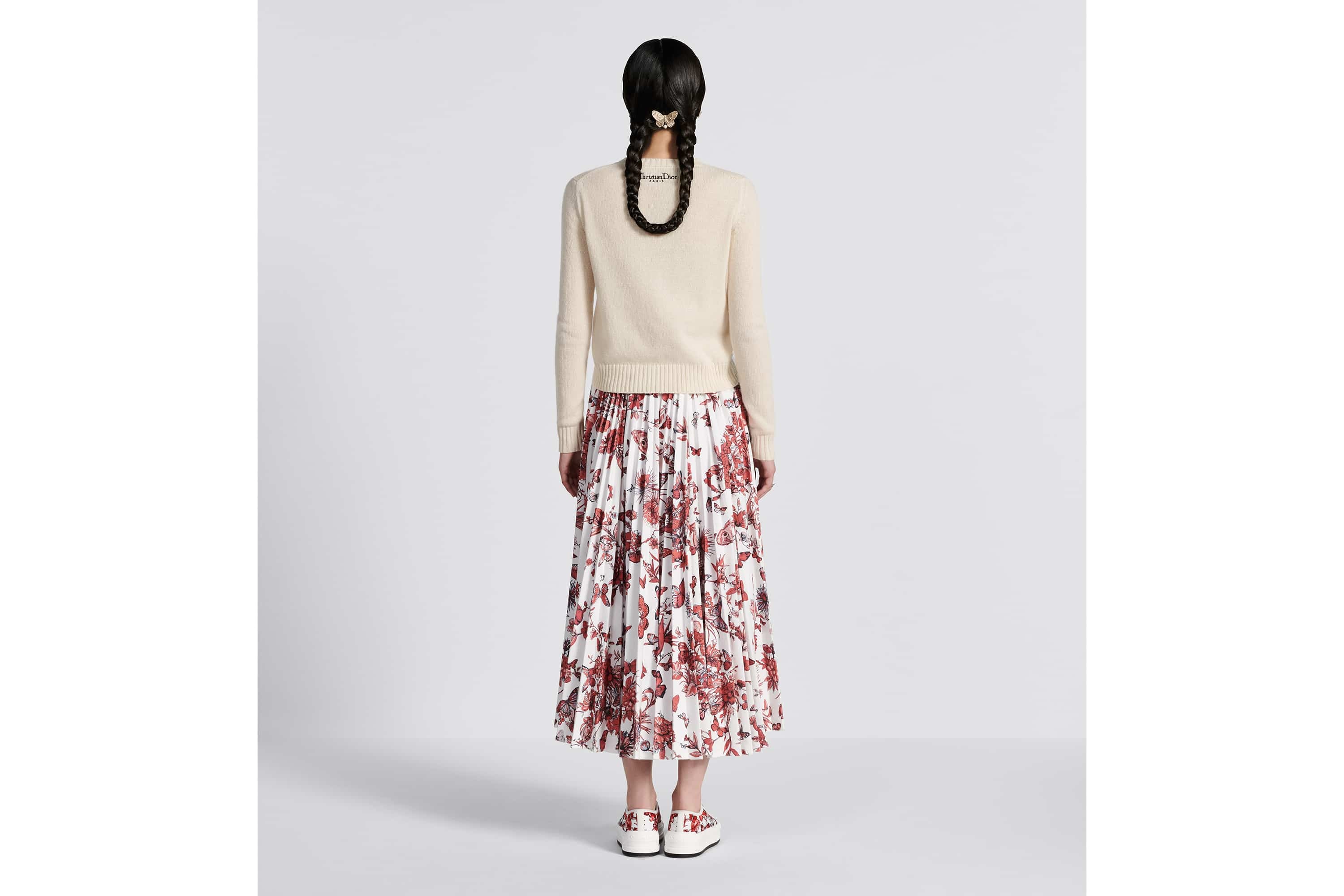 Mid-Length Pleated Skirt - 3