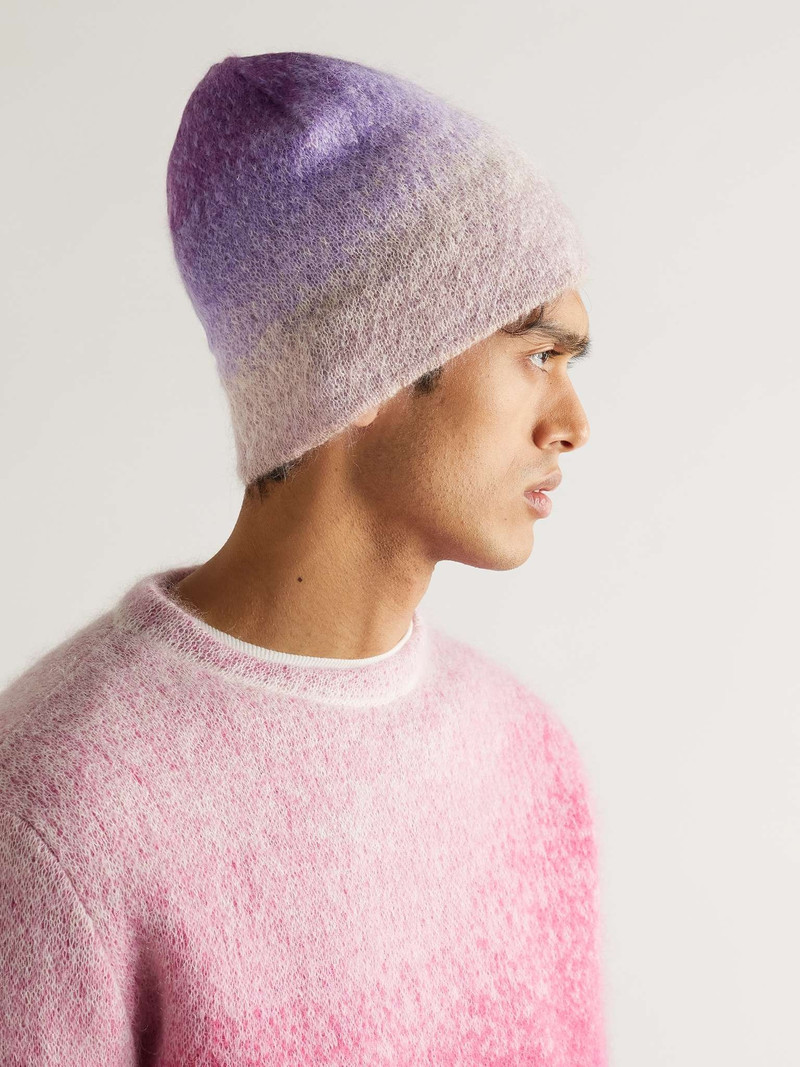 ERL Tie-Dyed Mohair-Blend Beanie outlook