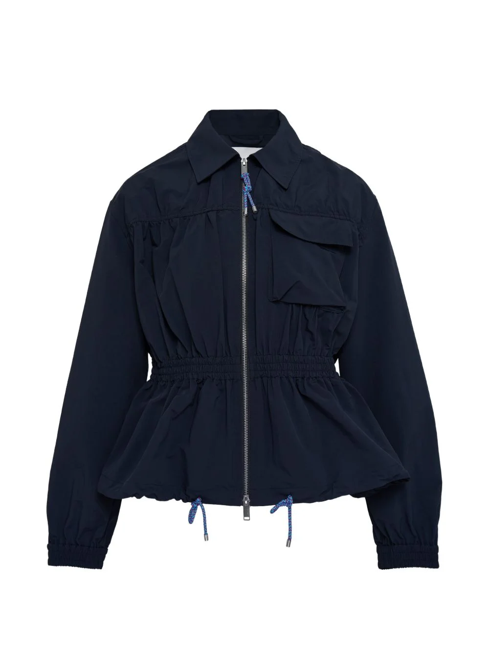 elastic-waist jacket - 1