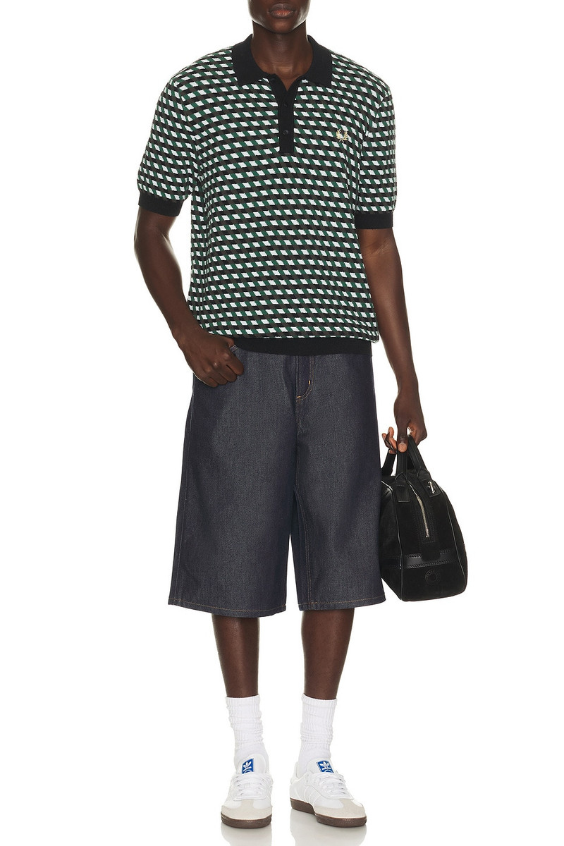 Fred Perry Geometric Knitted Polo outlook