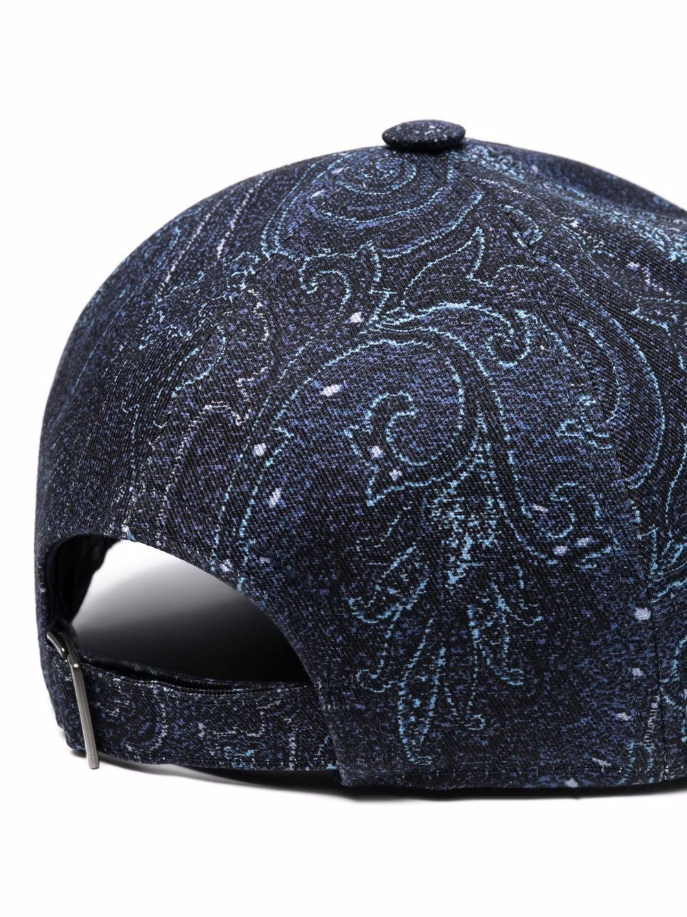 appliqué logo paisley-print cap - 2