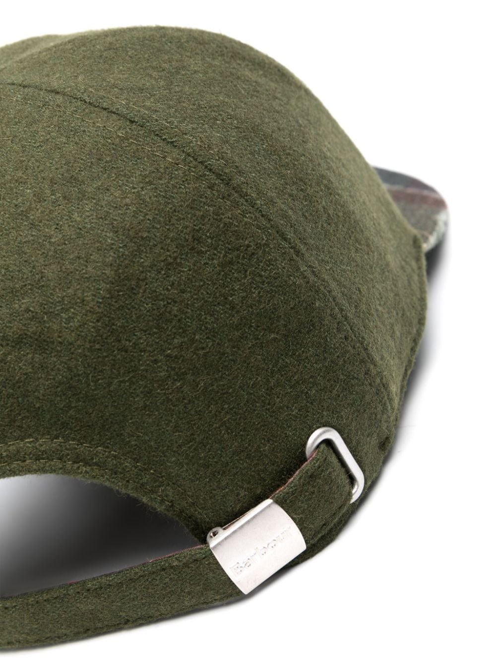 plaid-check pattern baseball cap - 2