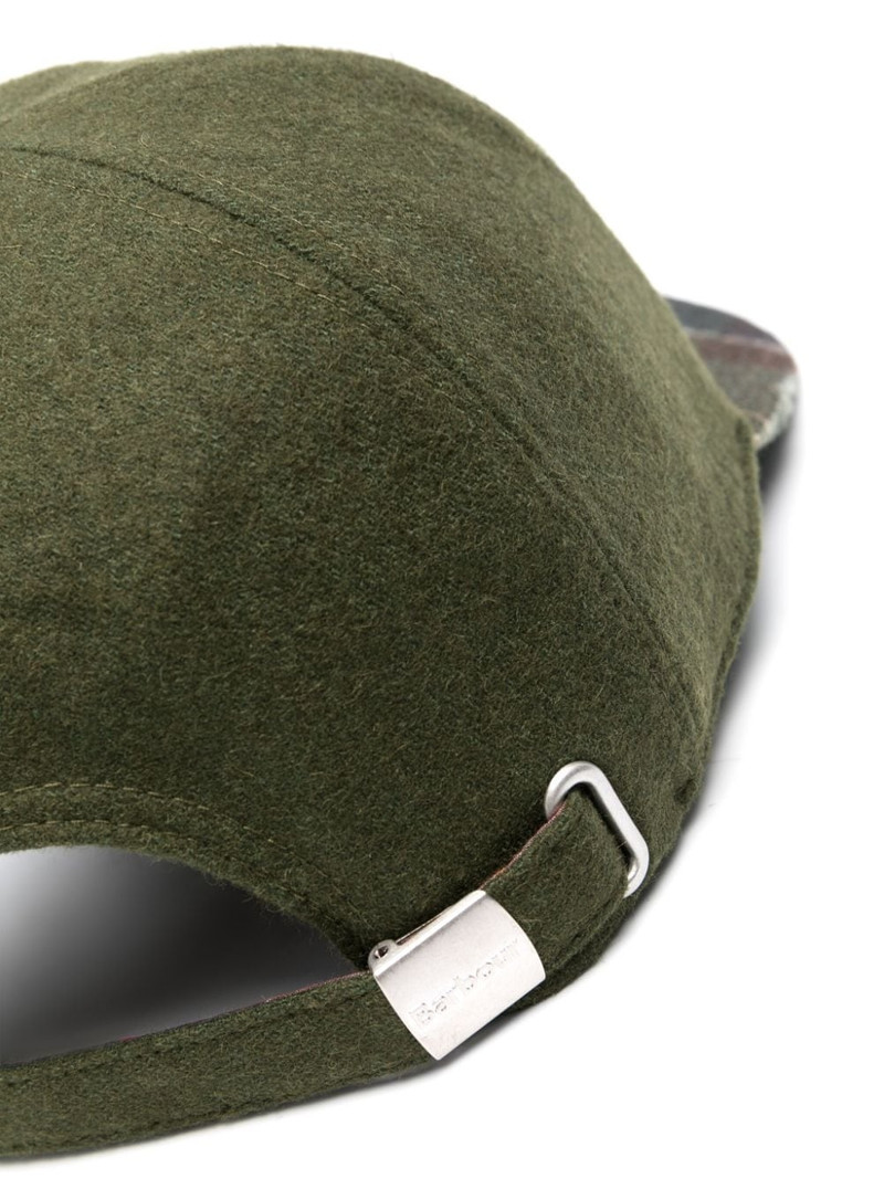 Barbour plaid-check pattern baseball cap outlook