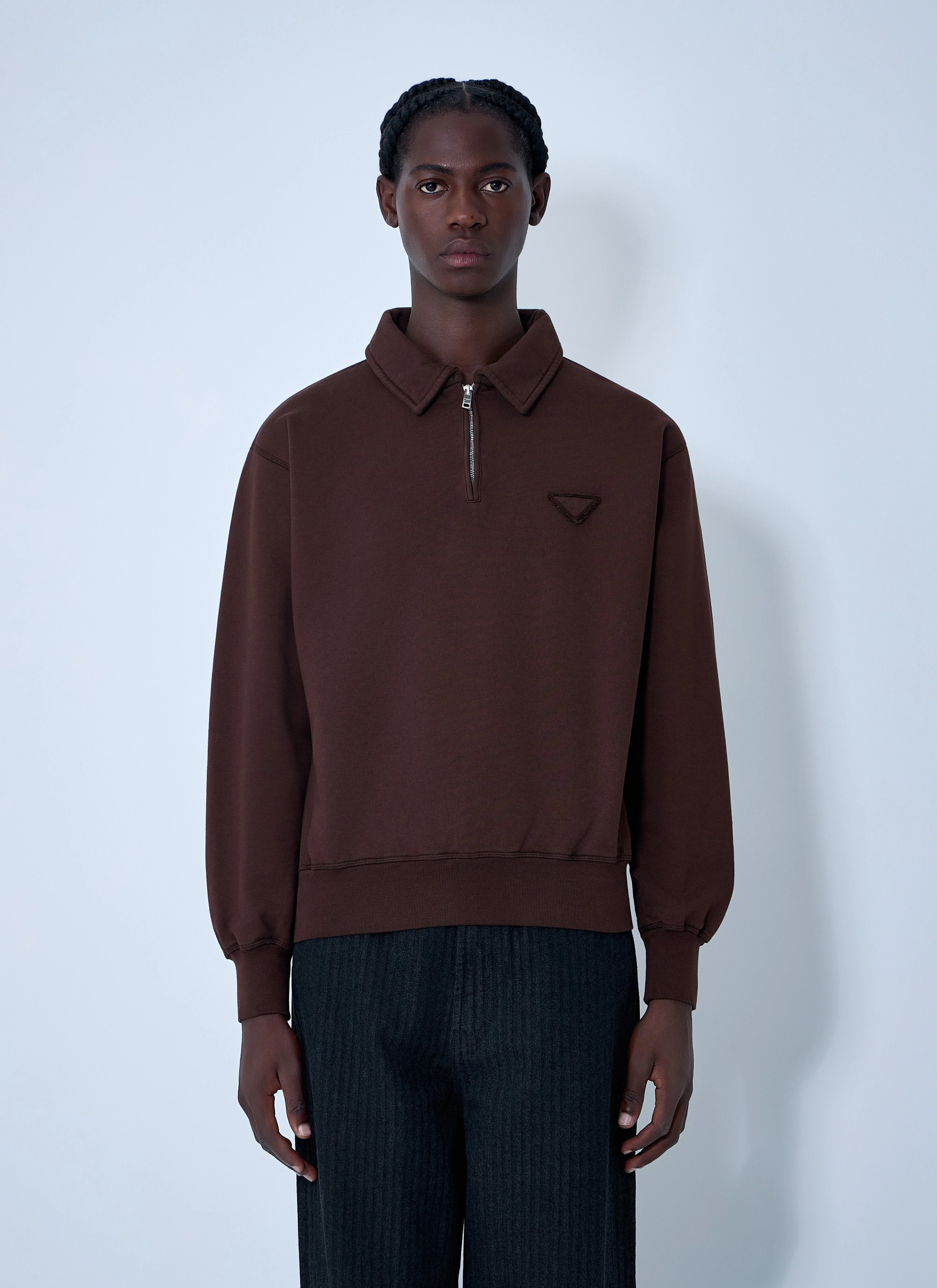 Prada Men Logo Motif Sweatshirt - 1