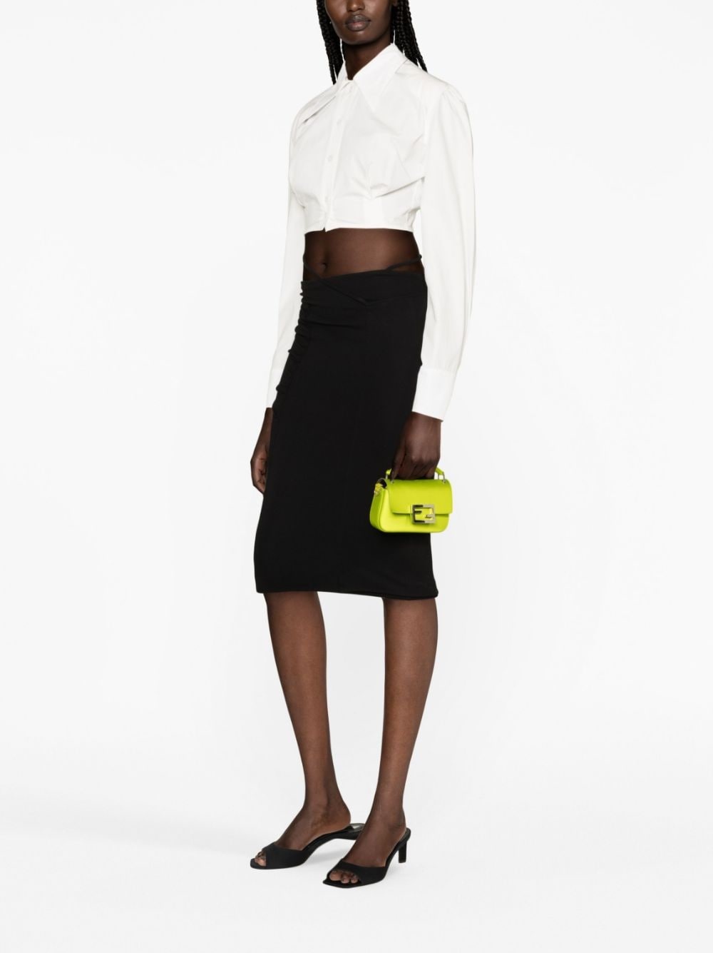 Dayton ruched pencil skirt - 3