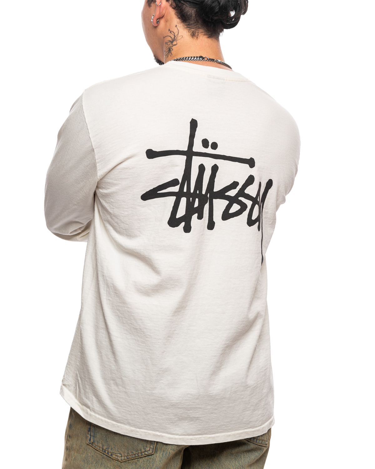 ★関税込★Stussy★BASIC STUSSY PIGMENT DYED LS TEE★Tシャツ Basic Stüssy Tee Pigment Dyed – Elm | Tees | Stüssy