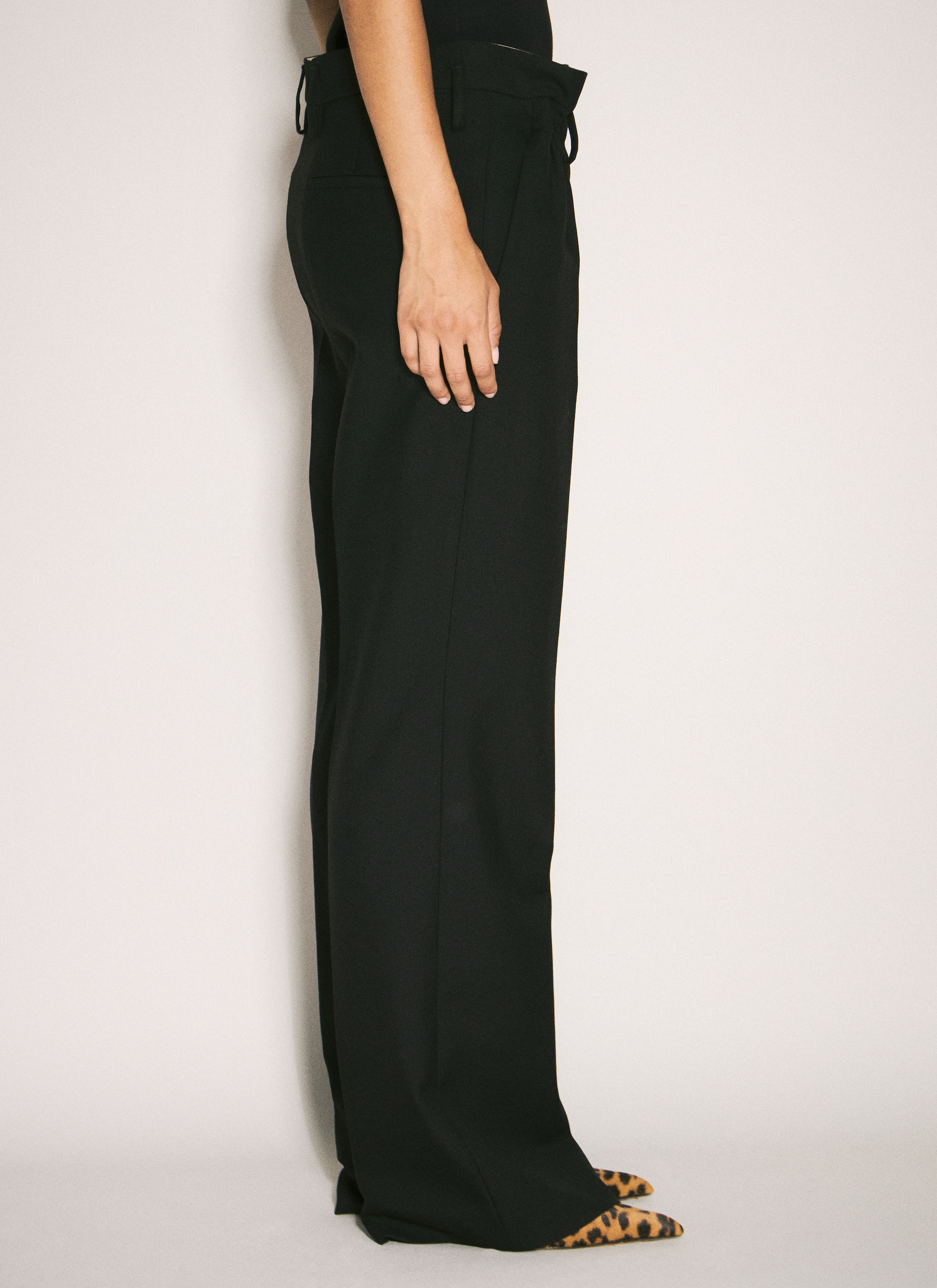 Wool Gabardine Pants - 2