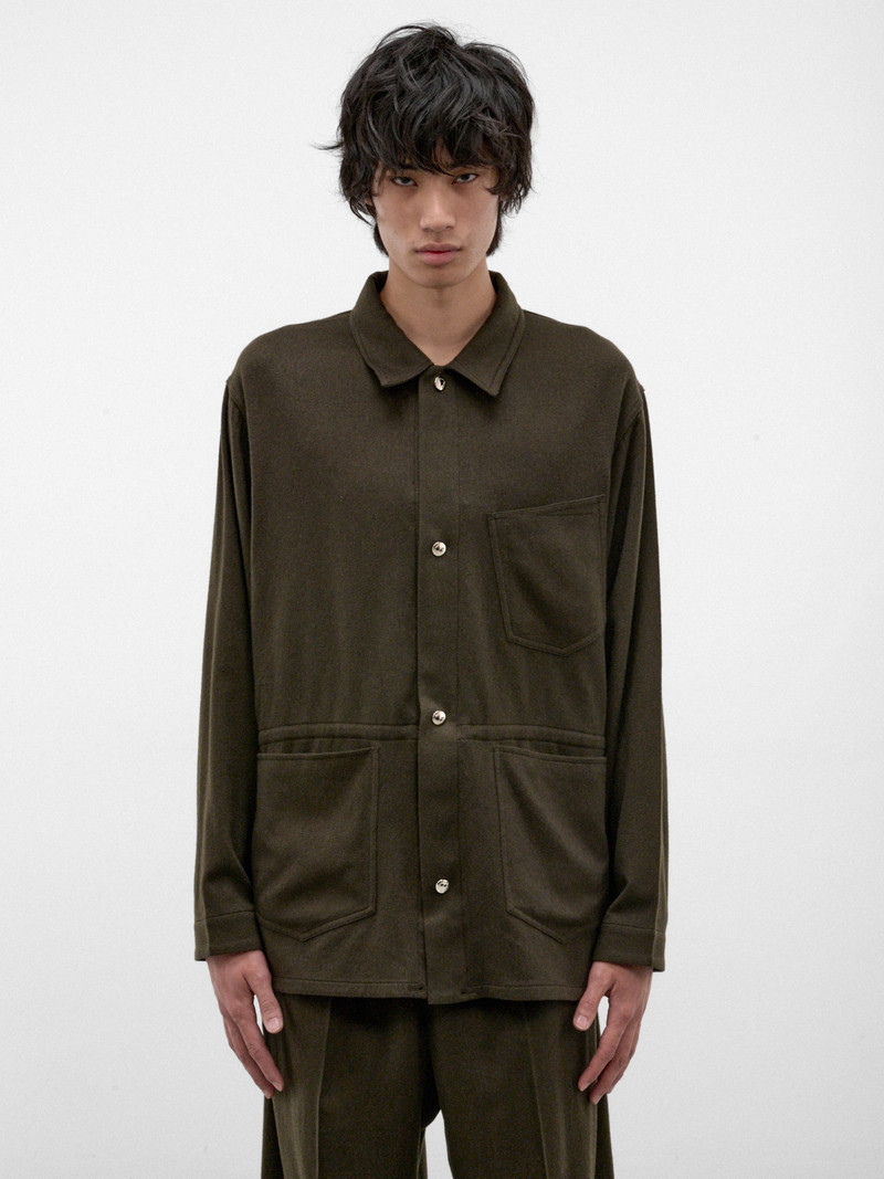 Green Cashmere Work Jacket 1