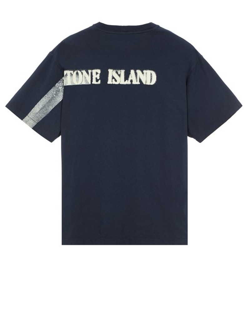 Stone Island 2RC86 'STRIPES SIX' PRINT BLUE outlook