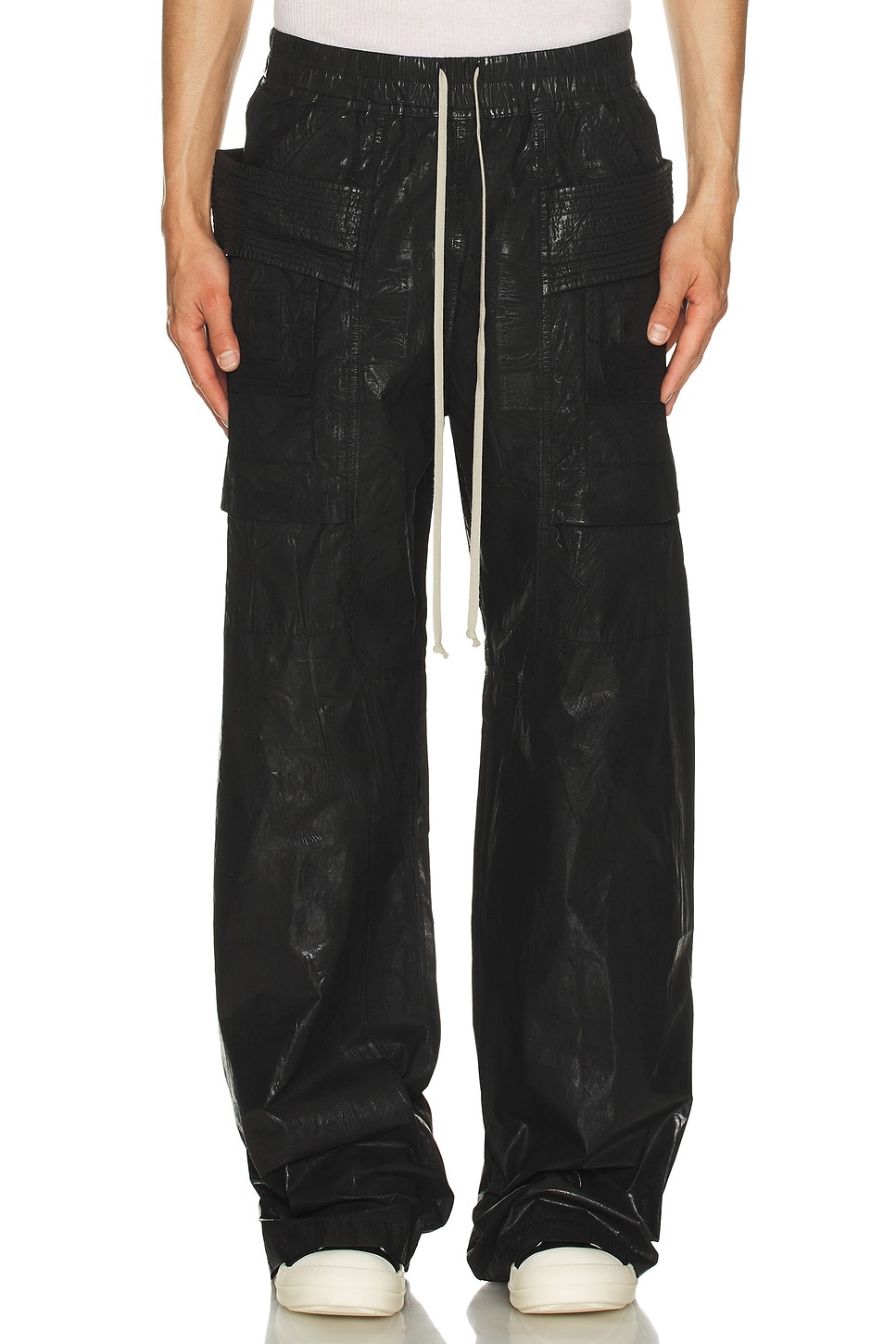 Creatch Wide Cargo Drawstring Pants - 3