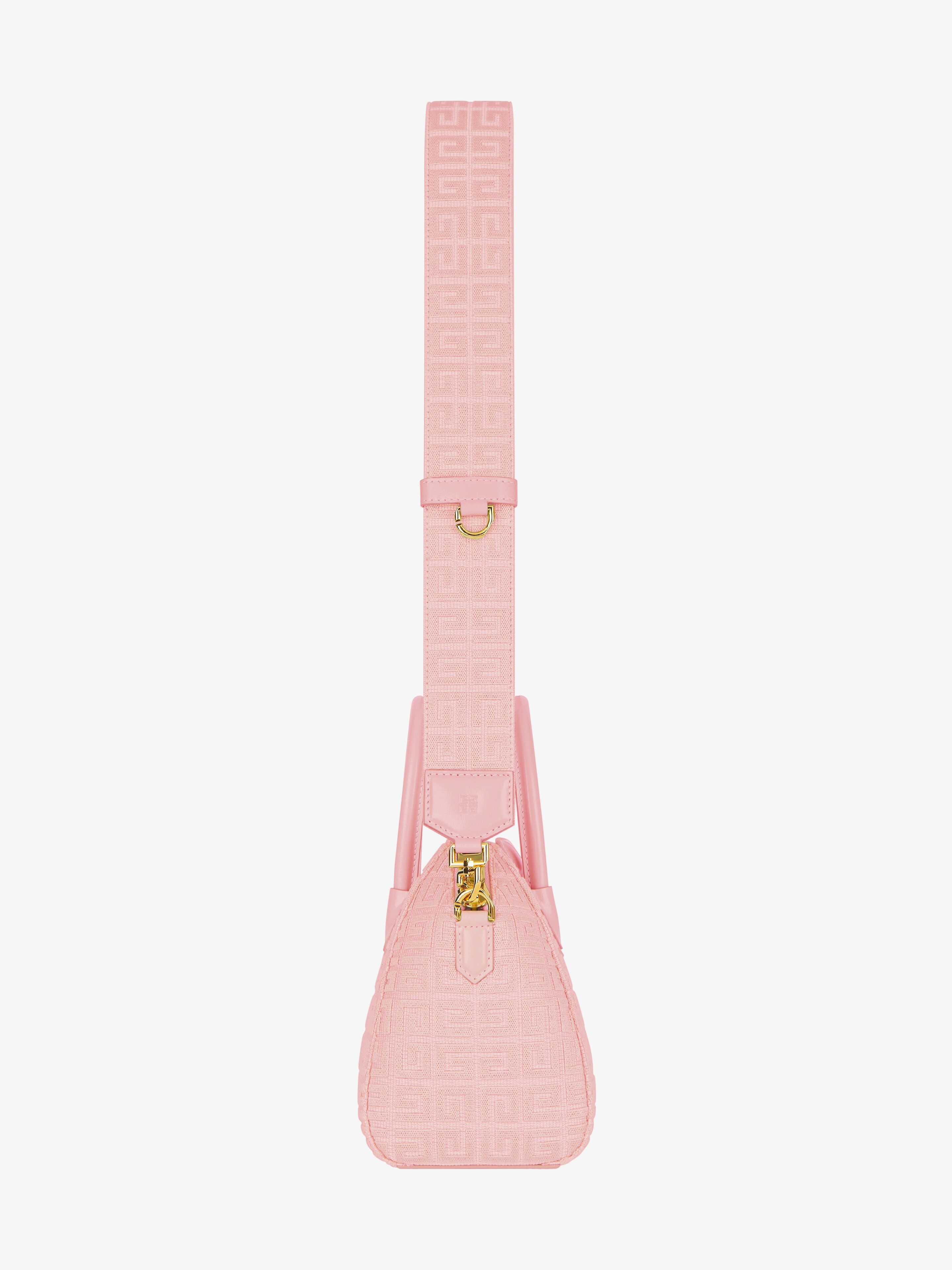 MINI ANTIGONA BAG IN 4G EMBROIDERED CANVAS - 4