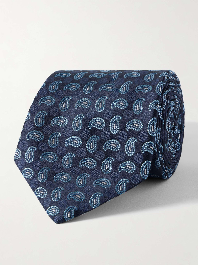 8cm Paisley-Jacquard Silk Tie - 1