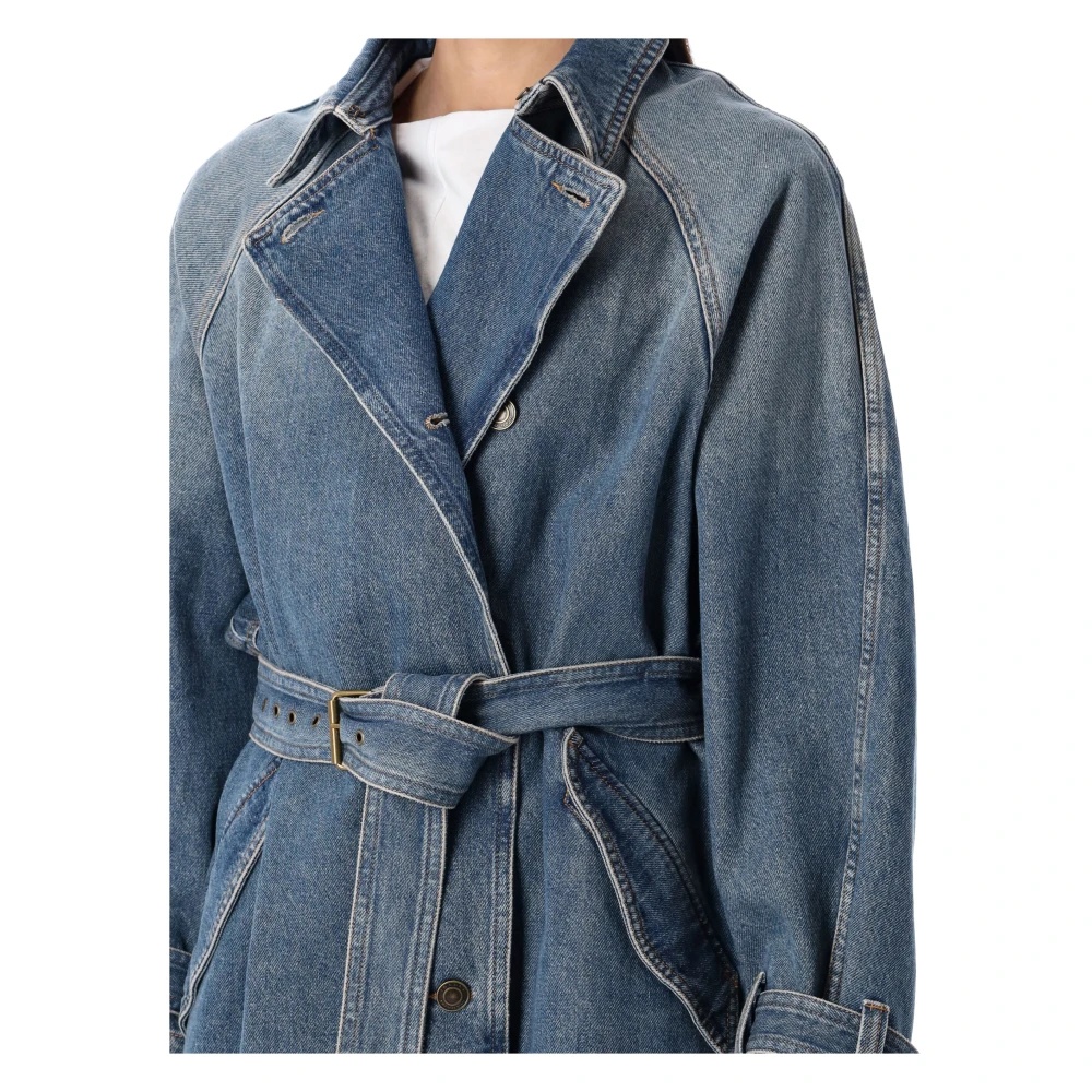 【Isabel Marant】 Brekkaデニムコート ☆ISABEL MARANT☆ エレガントデニムトレンチコート・Brekka♪
