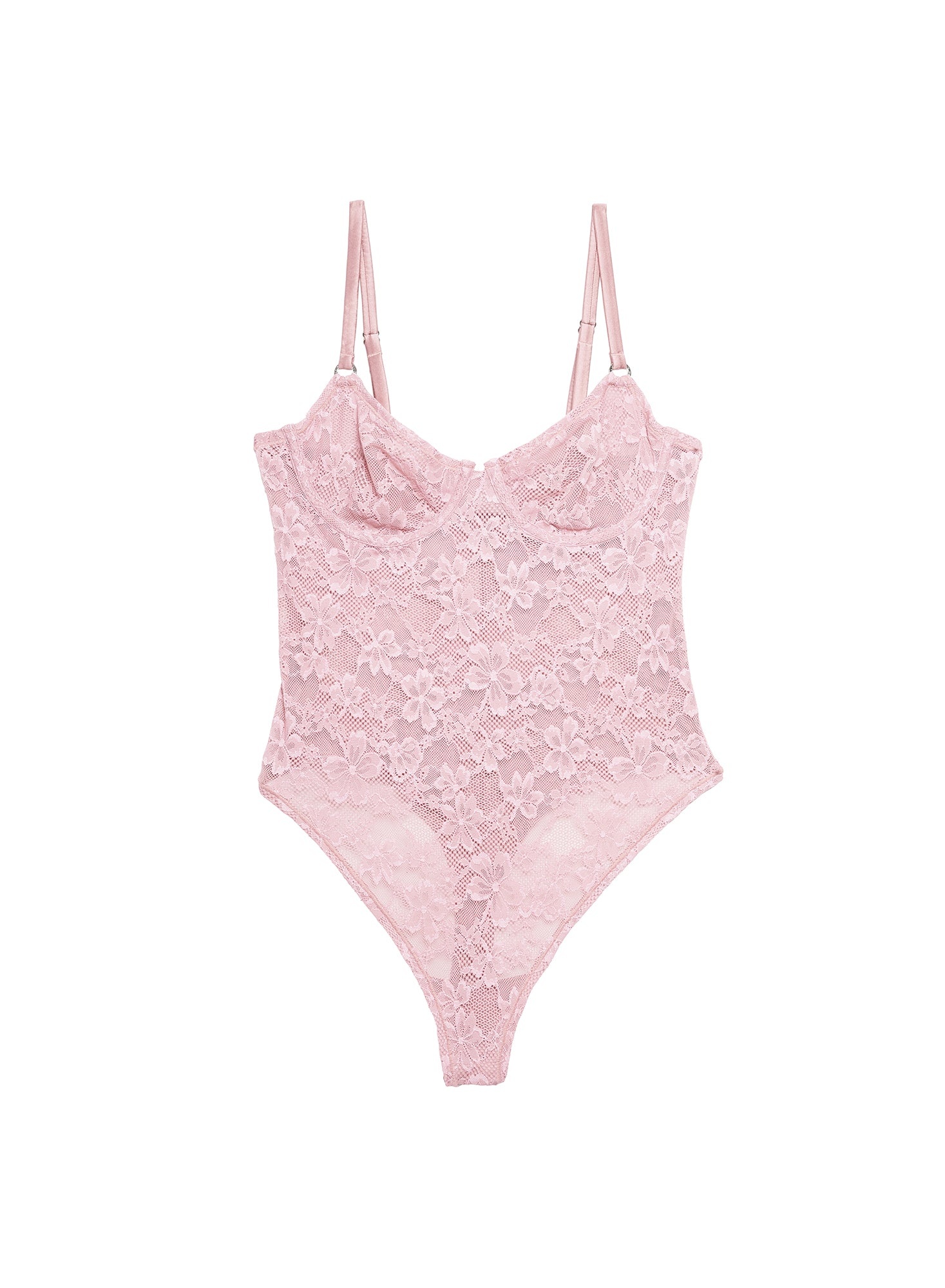 Le Stretch Lace Wireless Bodysuit - 4