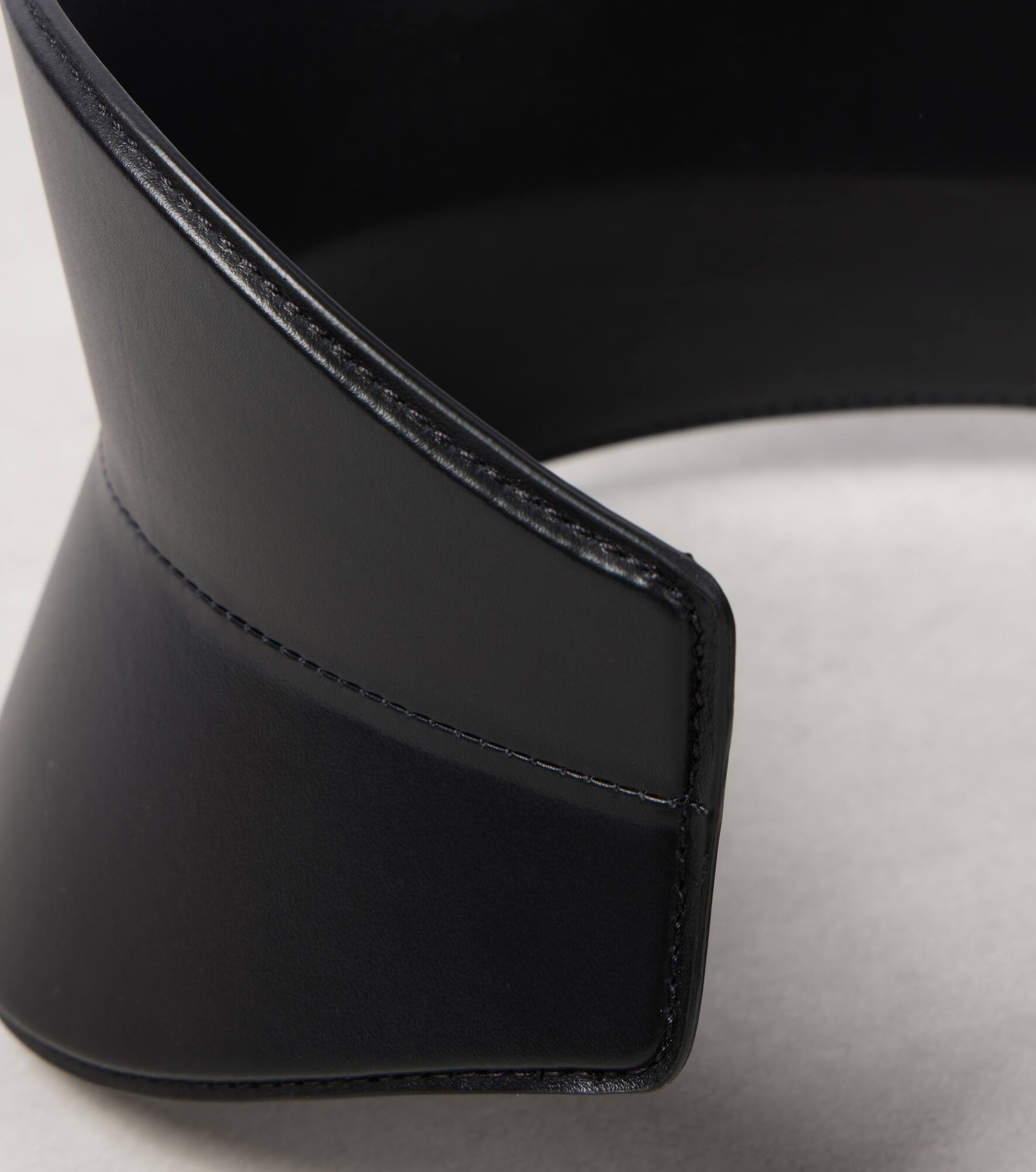 Flex wide leather belt - 3