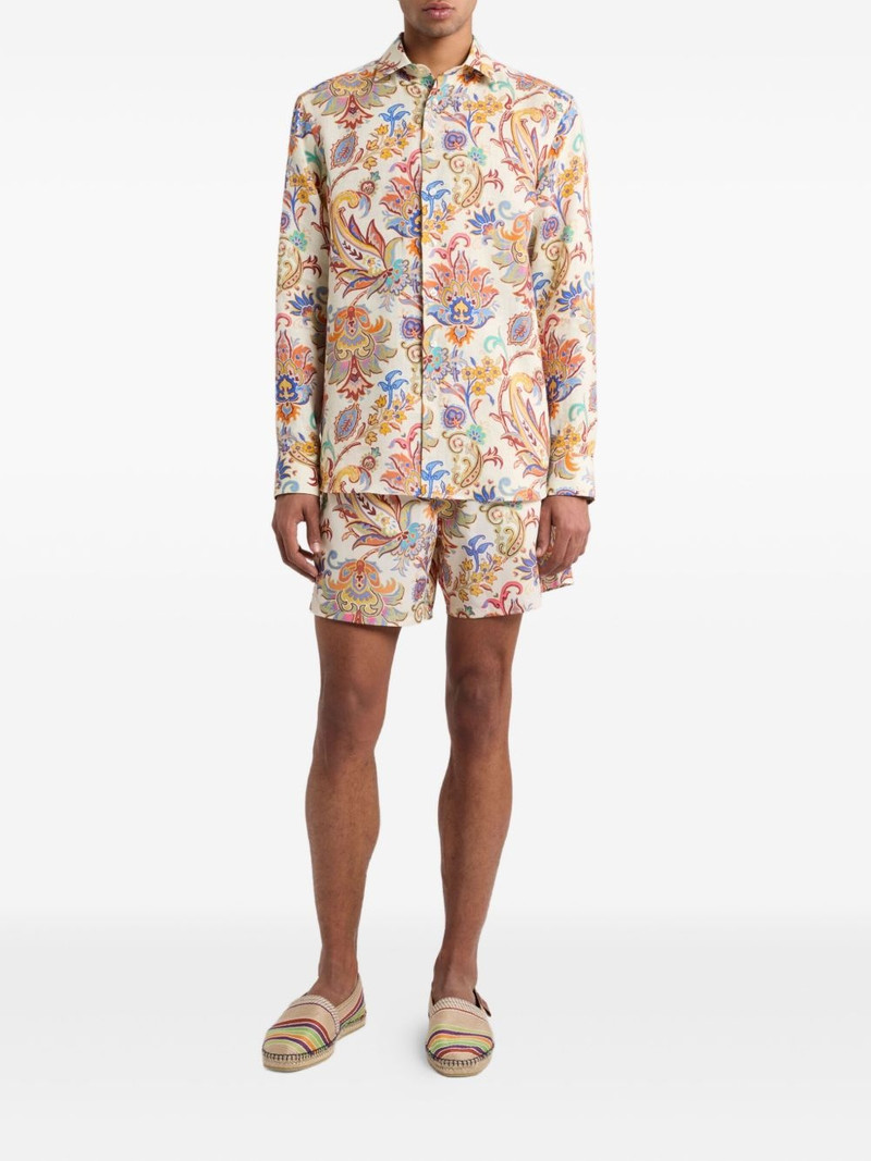 Etro floral-print swim shorts outlook