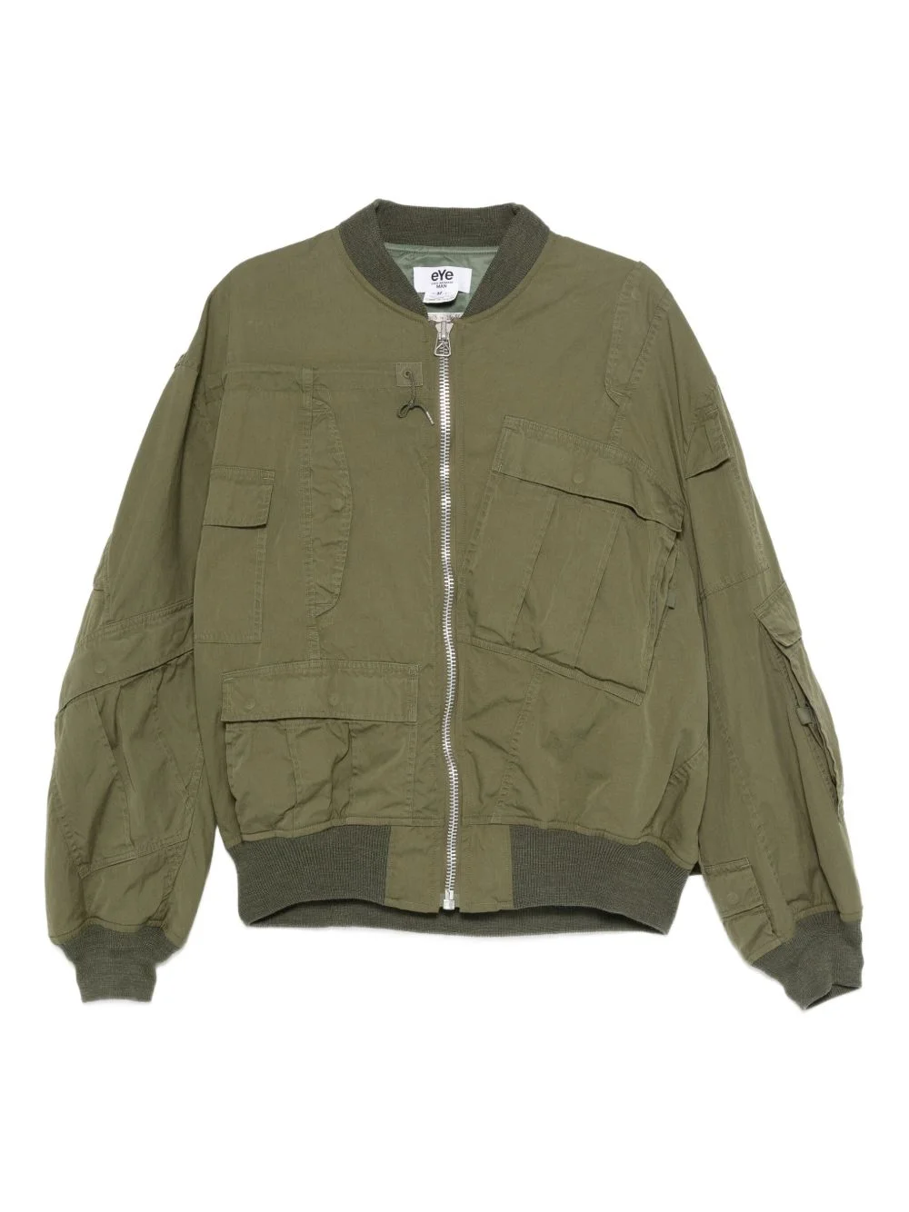 multi-pocket bomber jacket - 1