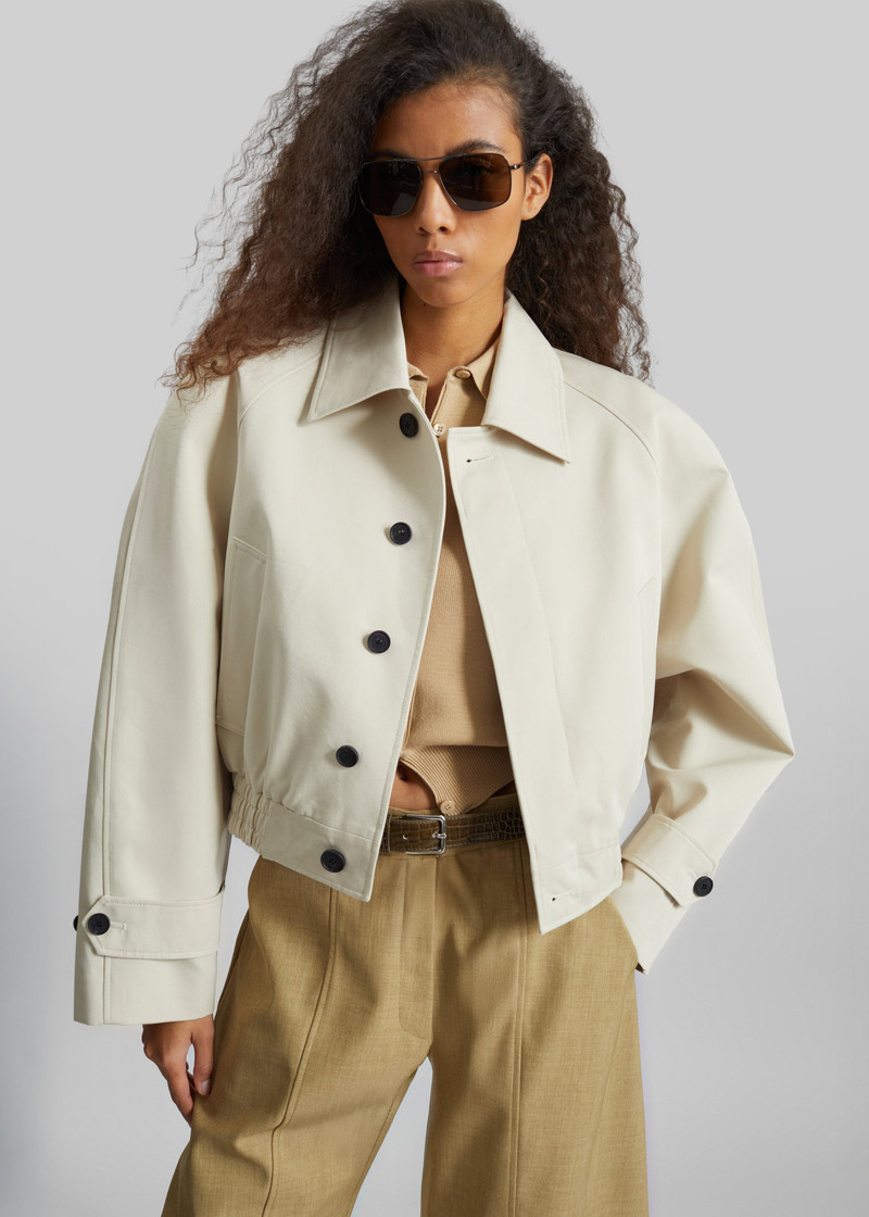 Turenne Curved Jacket - Beige 4