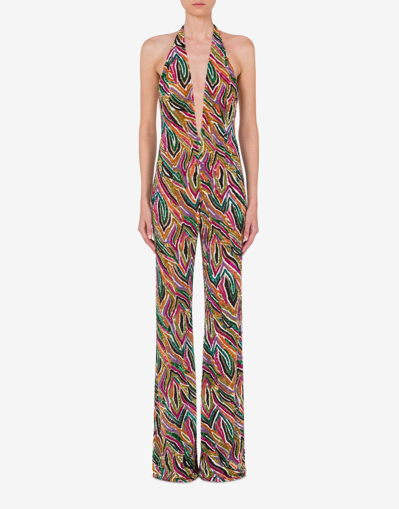Moschino SEQUINNED 60S JUMPSUIT outlook