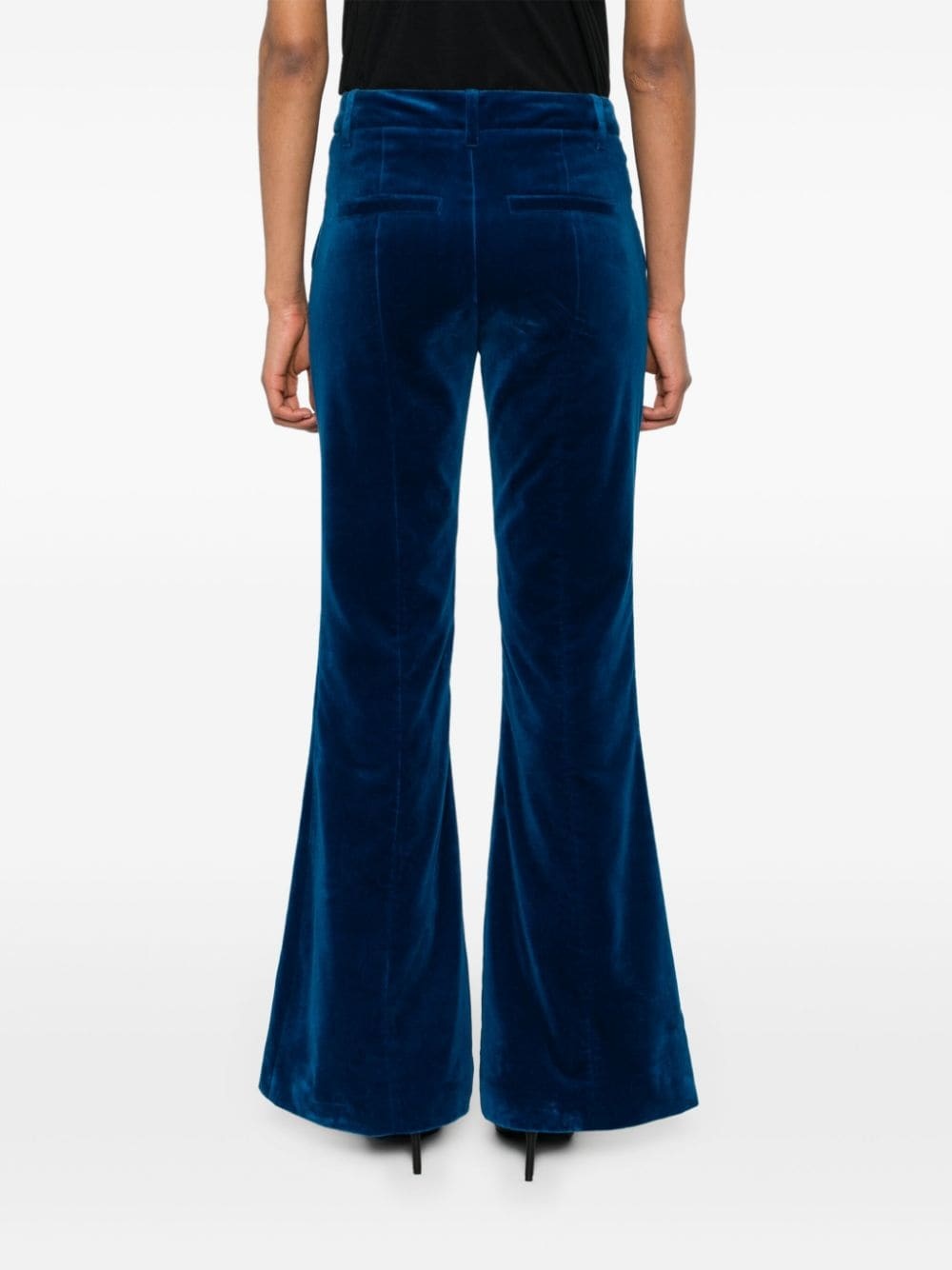 flared velvet trousers - 4