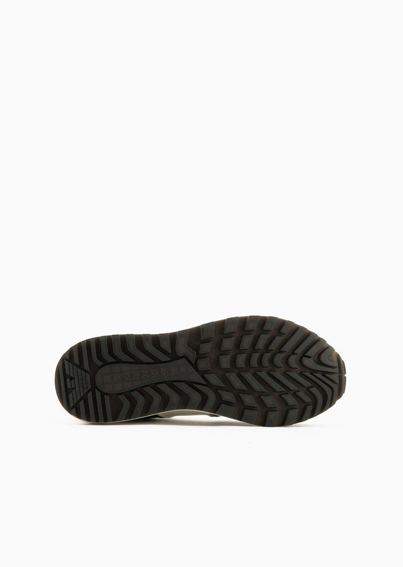 Mesh sneakers with suede details 6
