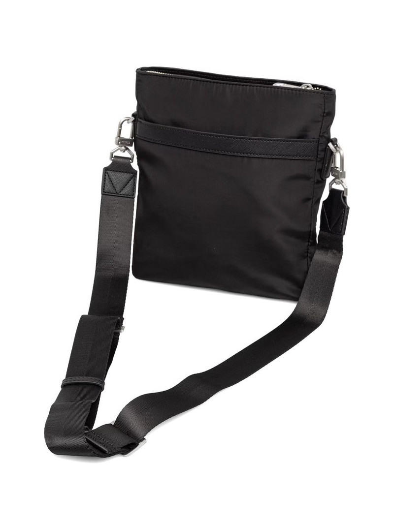 GUESS USA Berlin triangle-logo messenger bag outlook