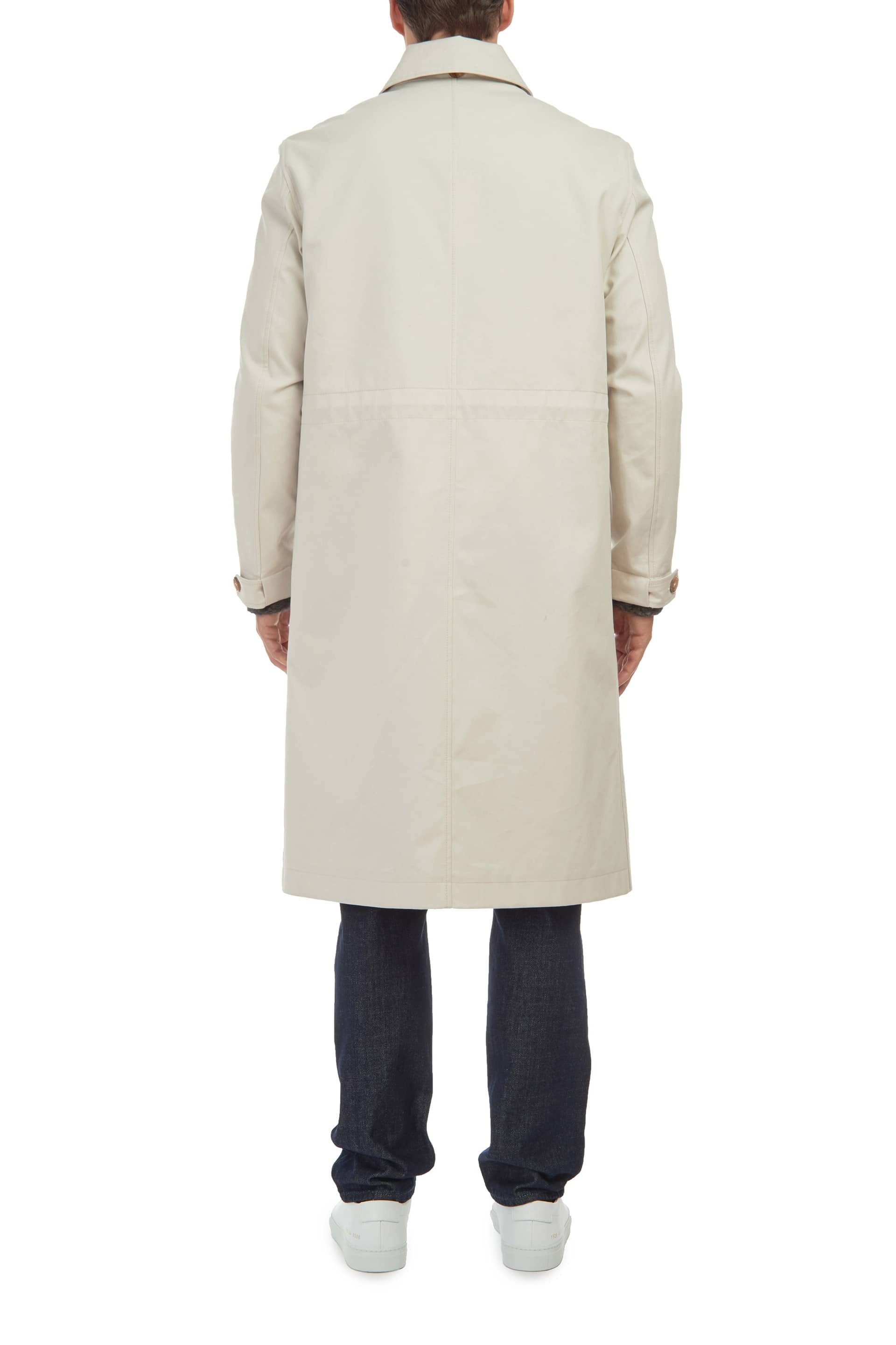 Malraux Parka in Pale Grey Cotton - 5