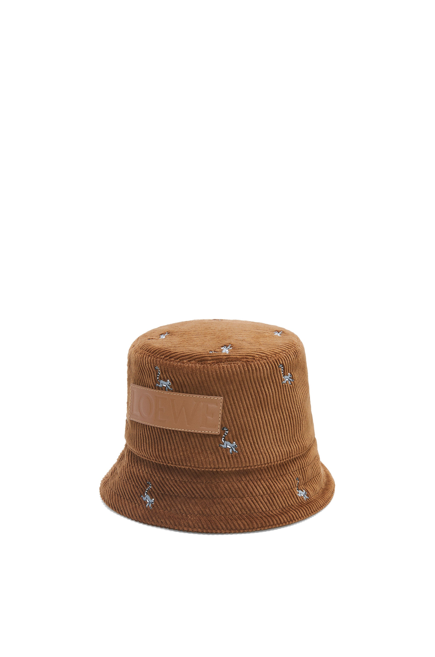 LOEWE〔LEMUR バケットハット〕 Loewe Lemur bucket hat in cotton corduroy | REVERSIBLE