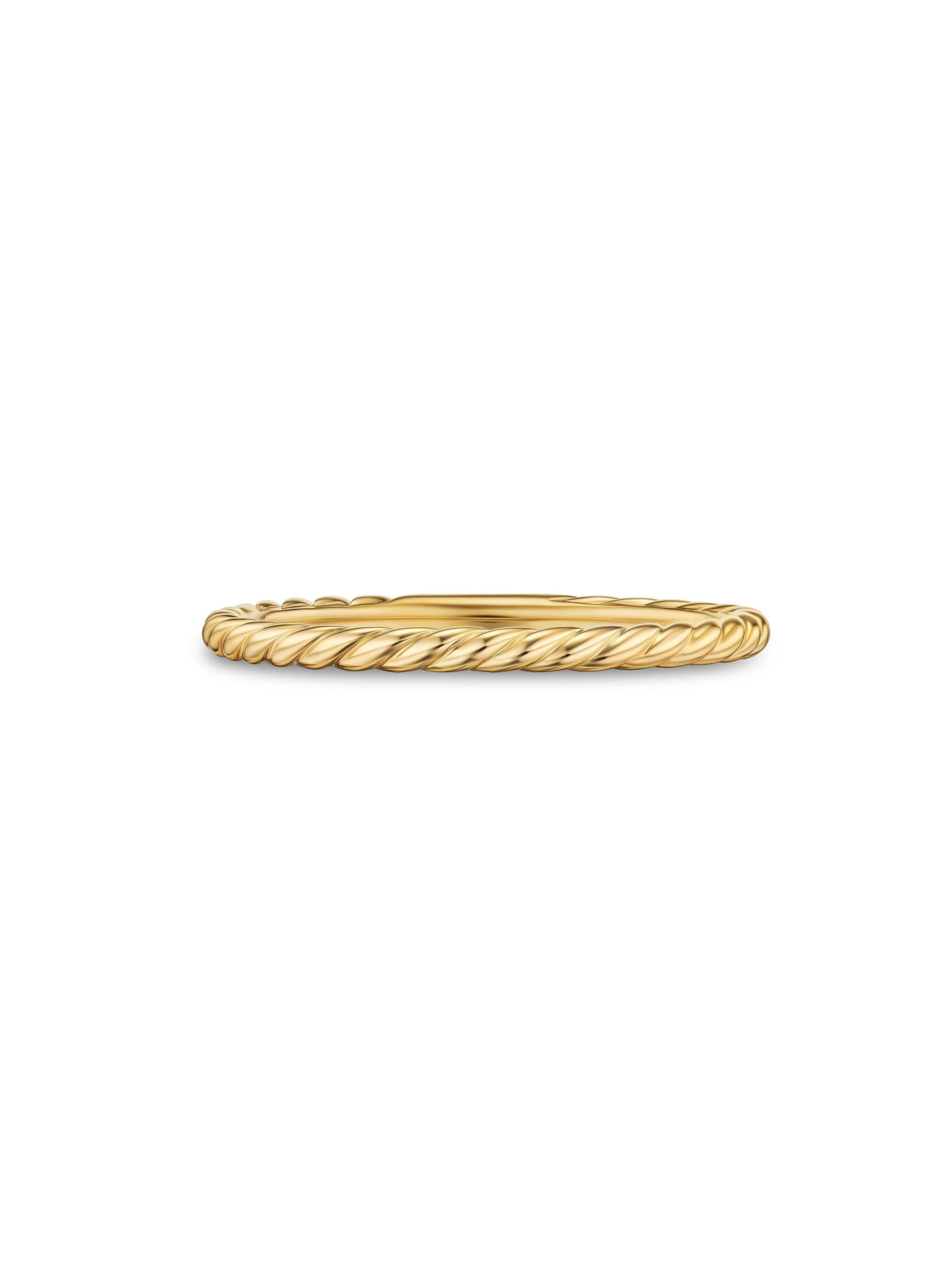 Women's Petite Modern Renaissance Band Ring in 18K Yellow Gold, 1.7MM - Gold - 1