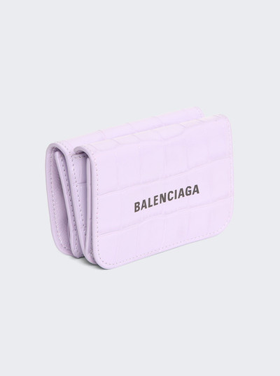 BALENCIAGA Classic Wallet Lilac & Black outlook