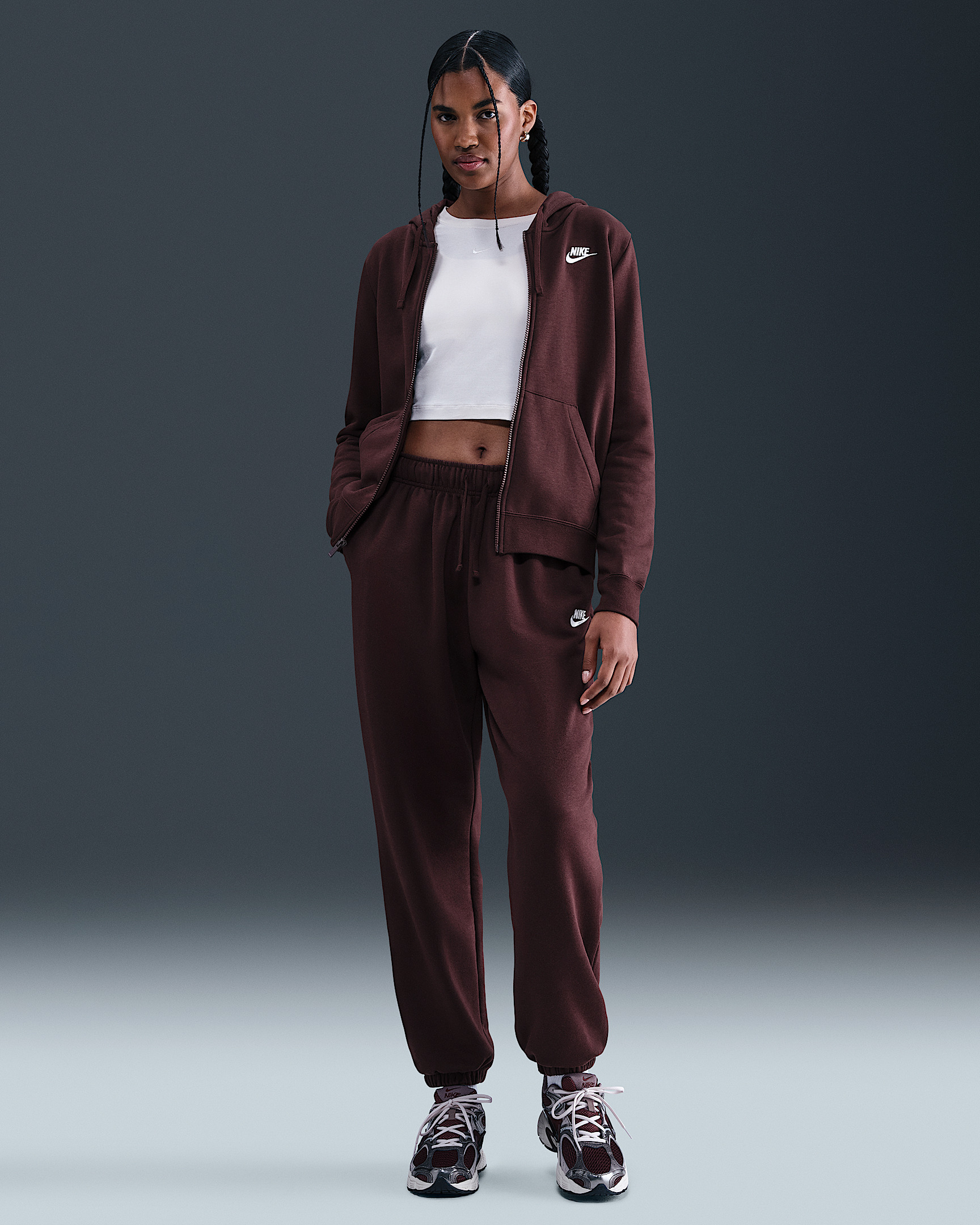 Nike Sportswear Club Fleece Women's Full-Zip Hoodie - 4