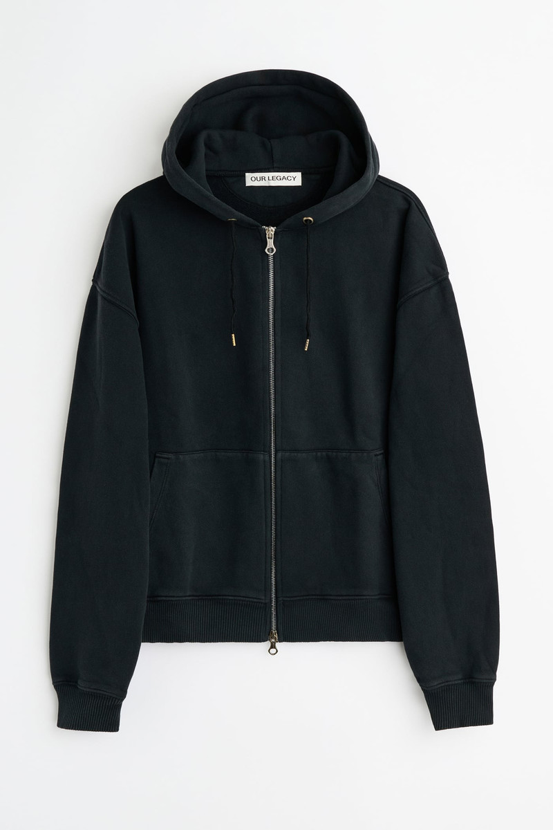 Rascal Hood Washed Black Star Fleece 1